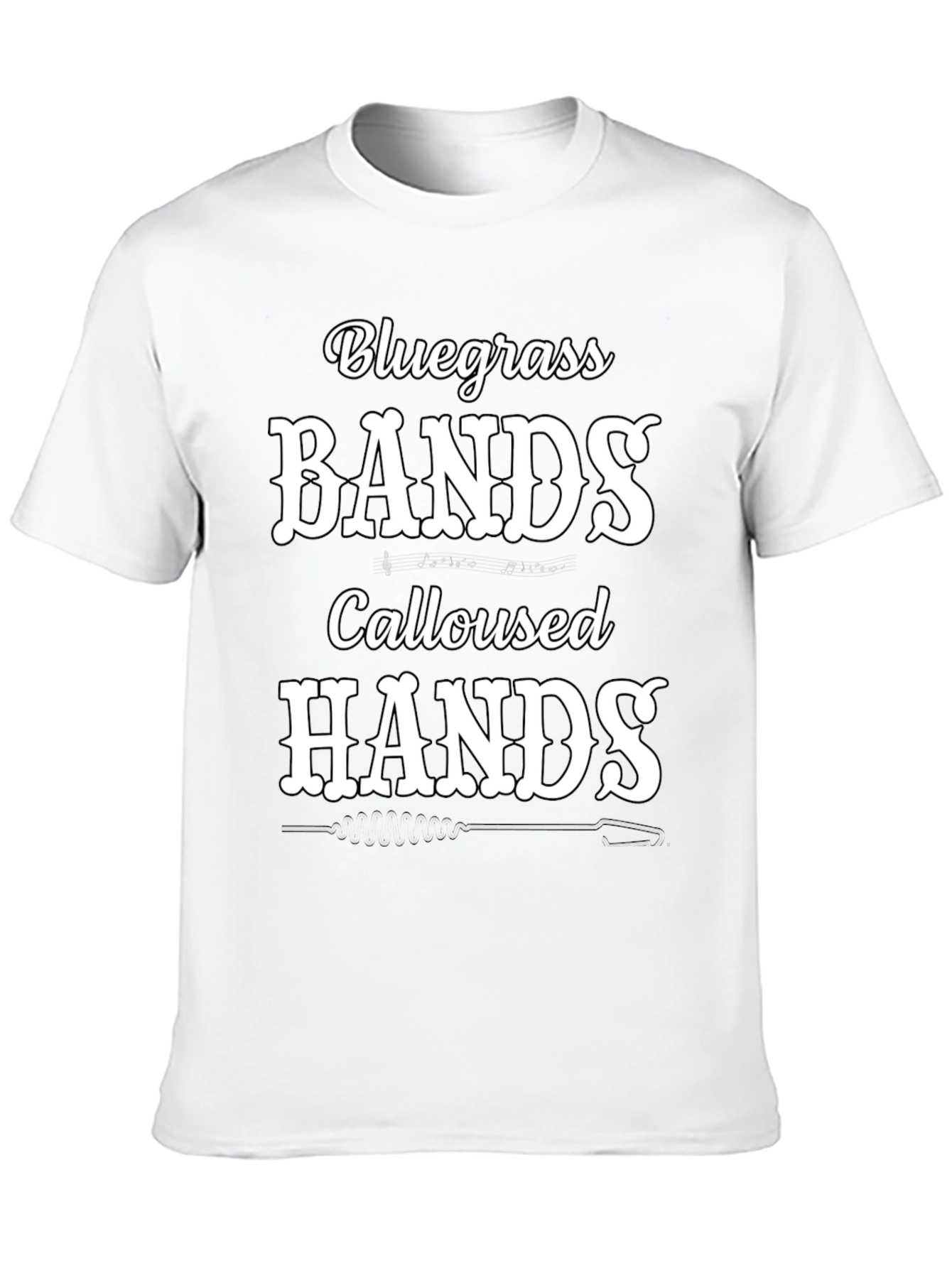 Black Bluegrass Bands Calloused Hands Black T-Shirt view 10
