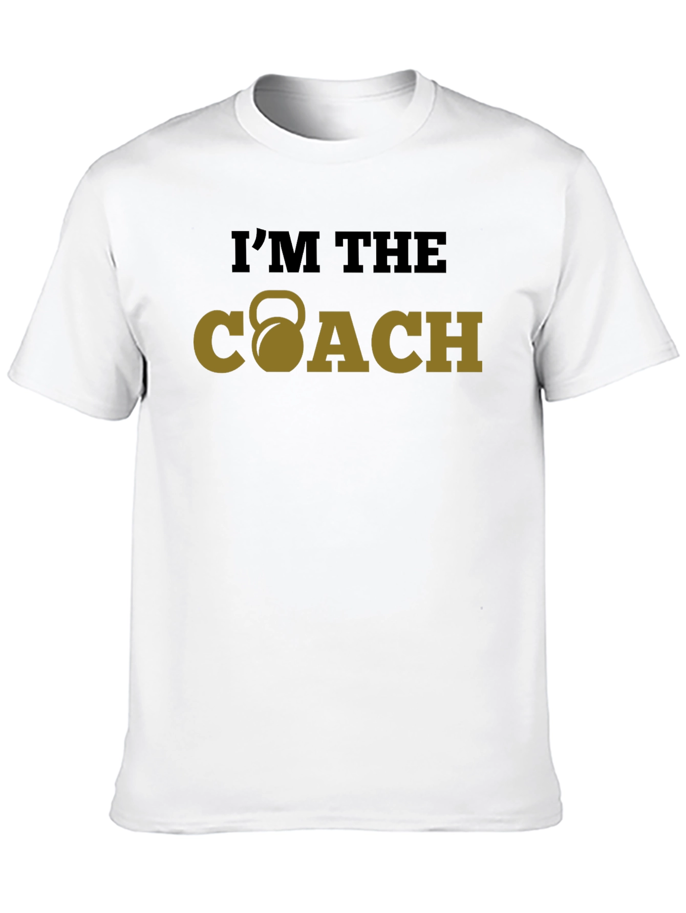 Black I'm The Coach Fitness T-Shirt view 10