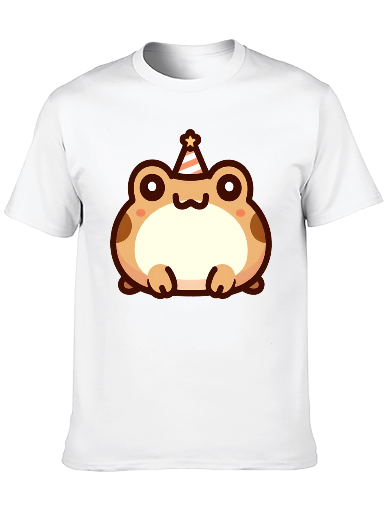 Black Cute Cartoon Frog Birthday T-Shirt view 10
