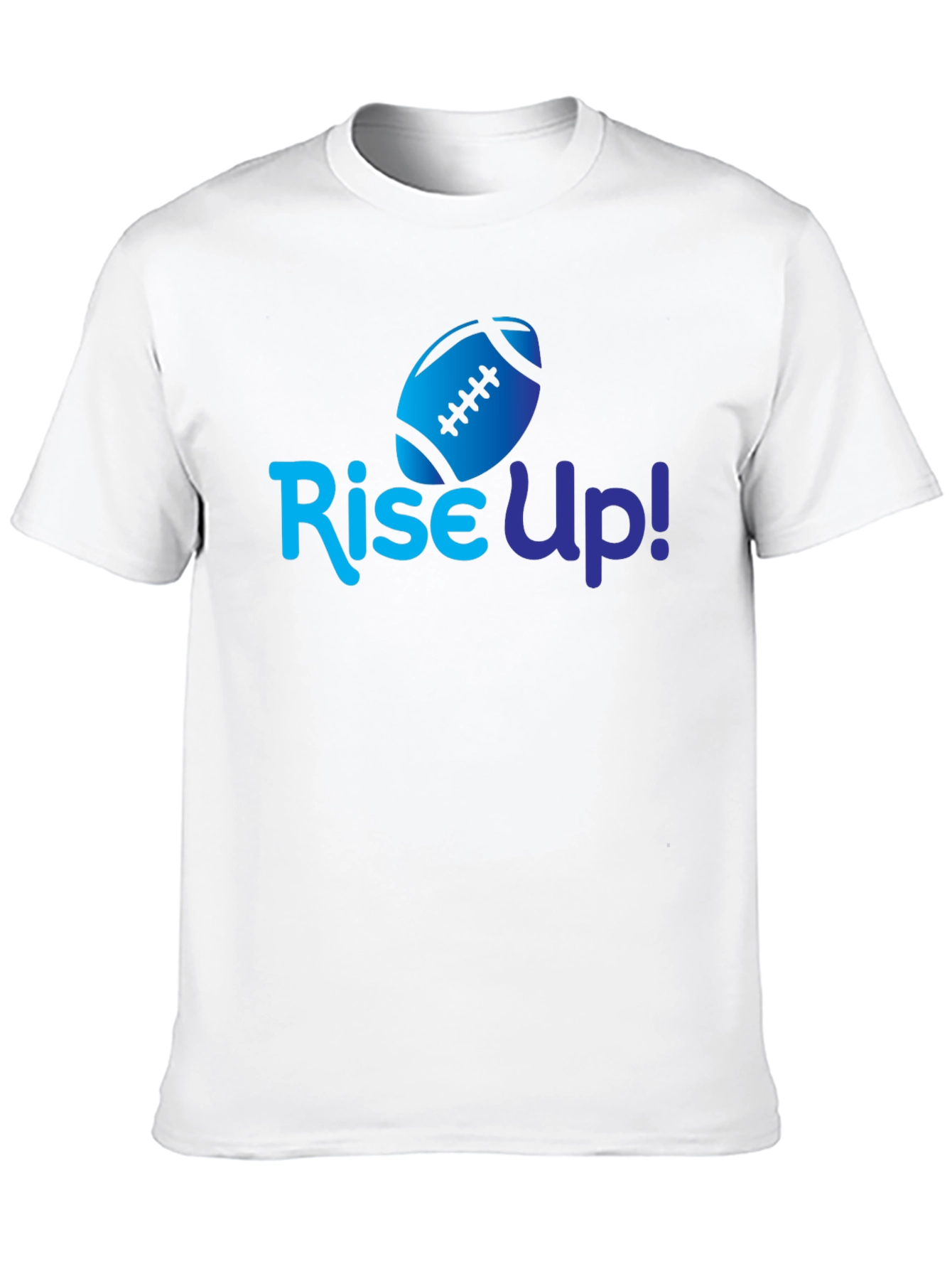 Black Rise Up Football T-Shirt view 10