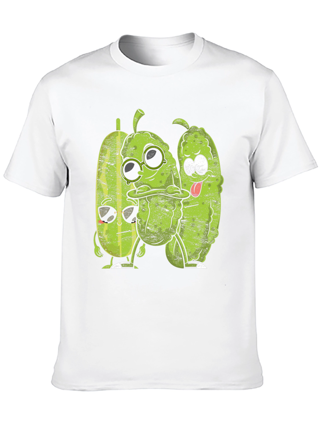 Black Cool Pickle Crew Black Graphic Tee view 10