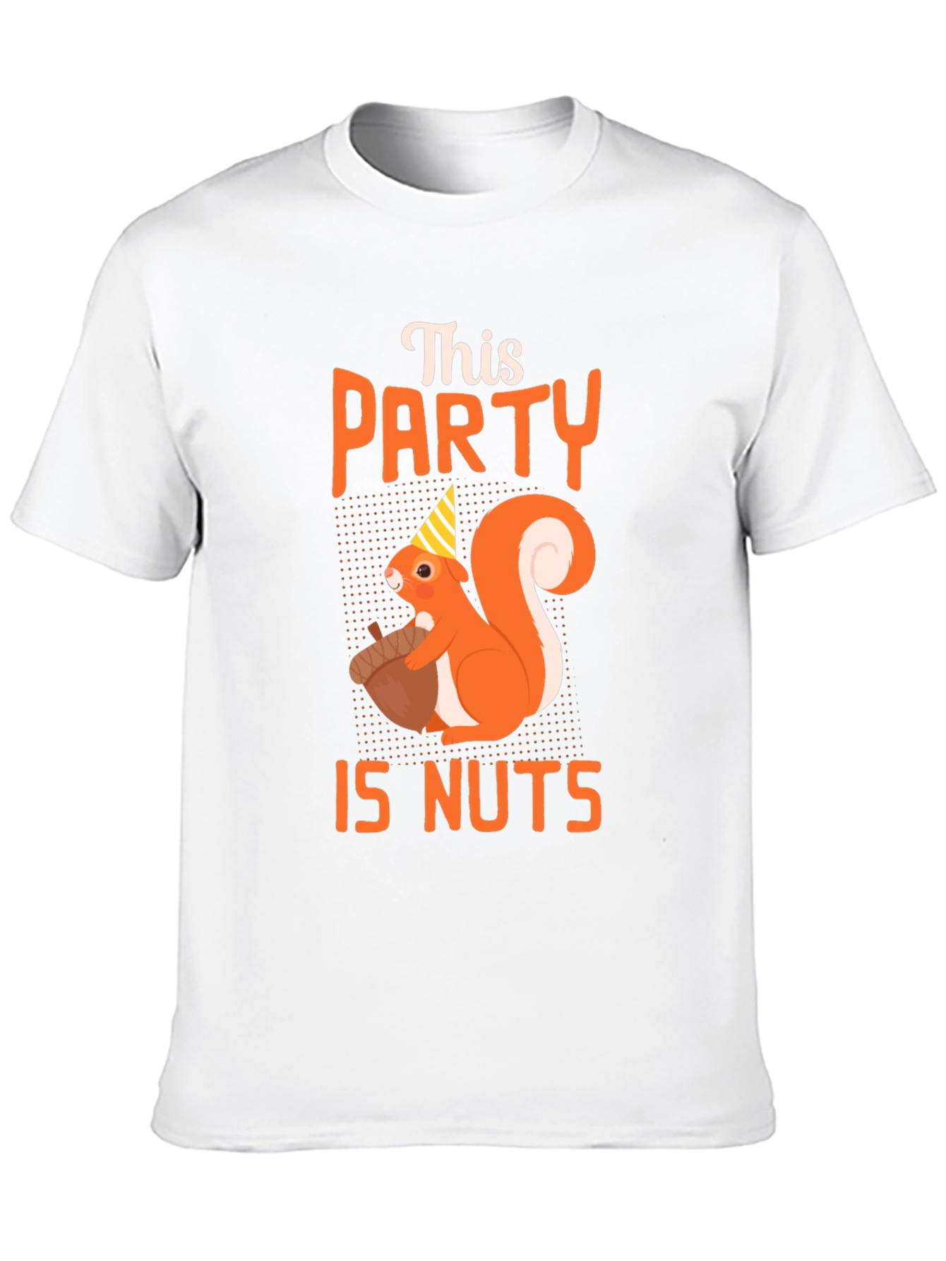 Black This Party Is Nuts T-Shirt Funny Squirrel Tee view 10