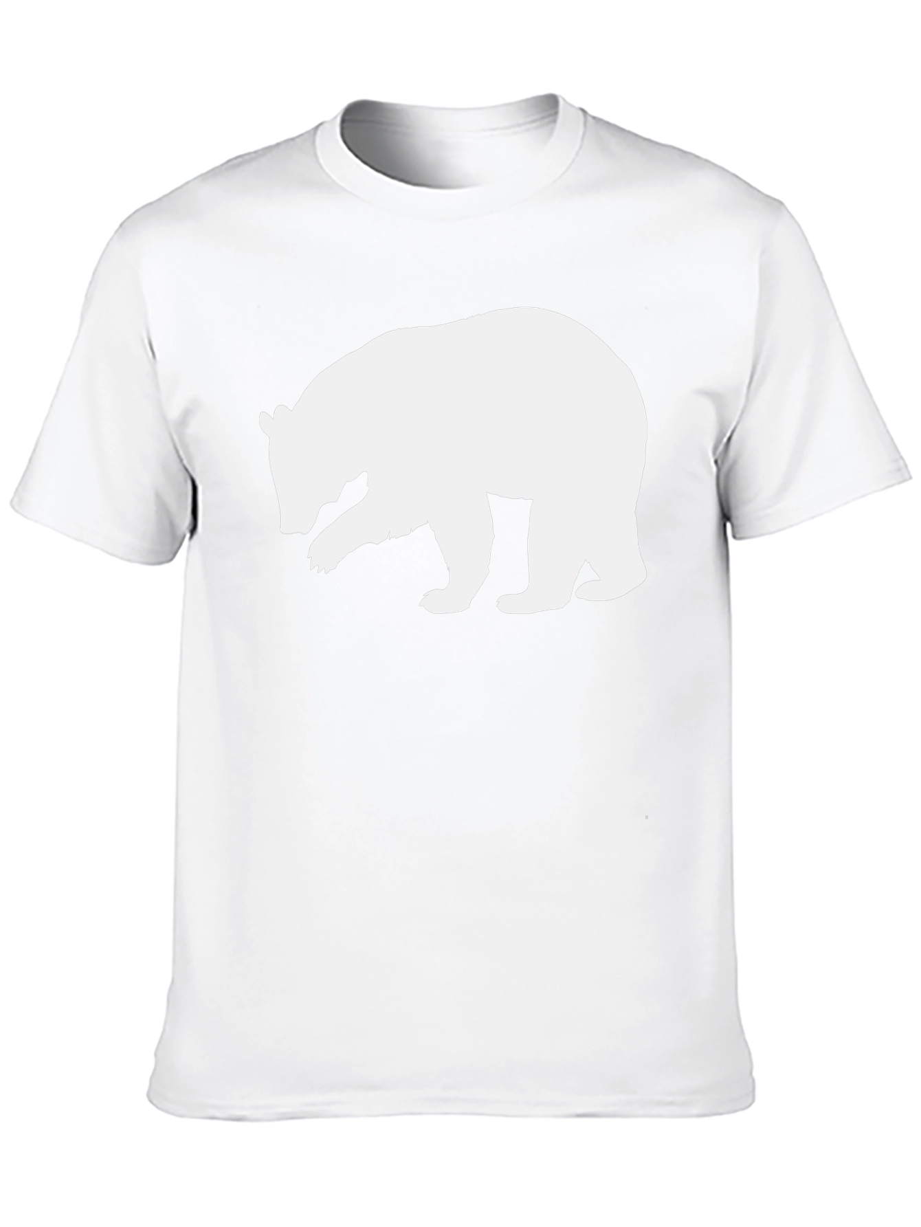 Black Bear Silhouette Graphic T-Shirt - Classic Black Tee view 10