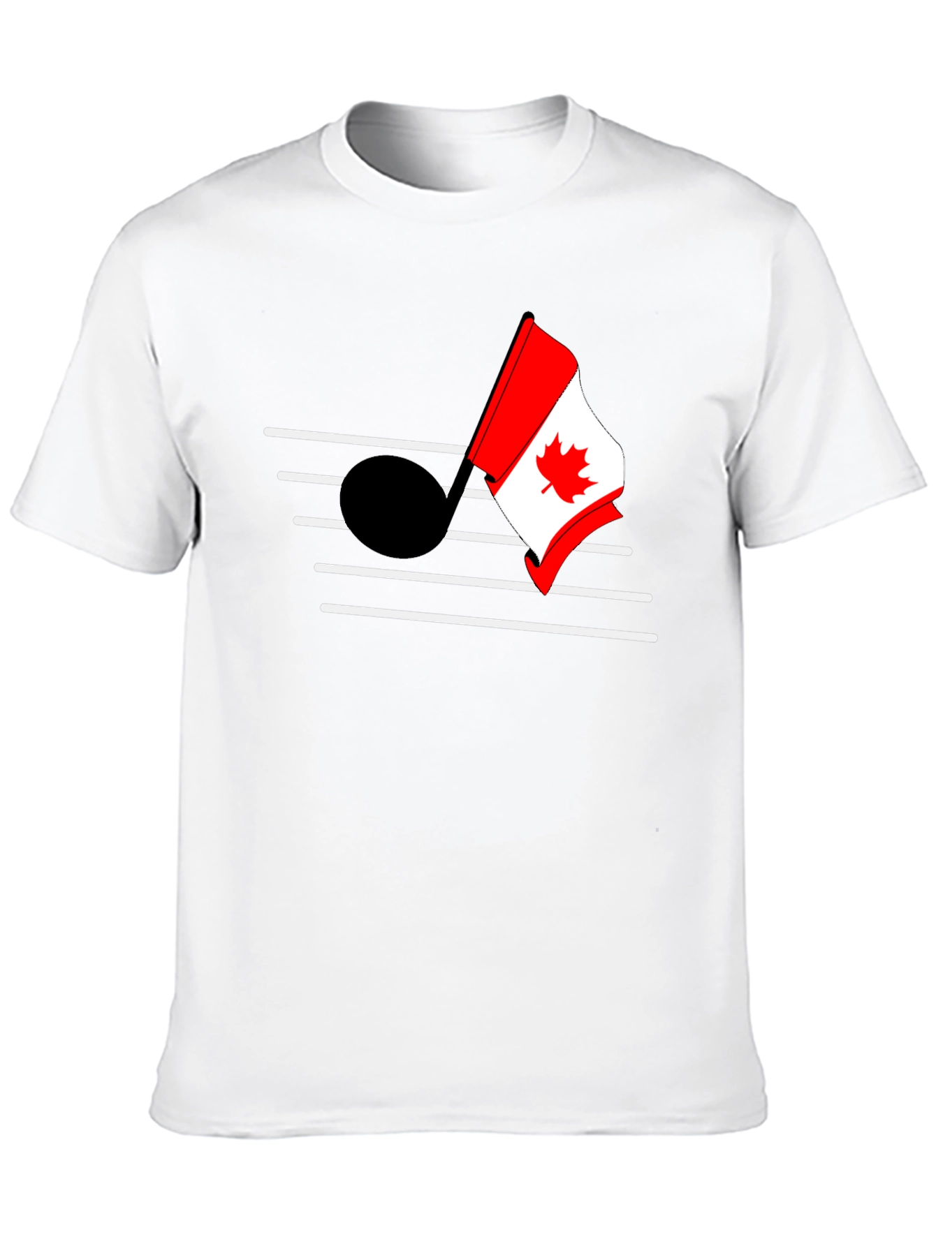 Black Canadian Music T-Shirt view 10