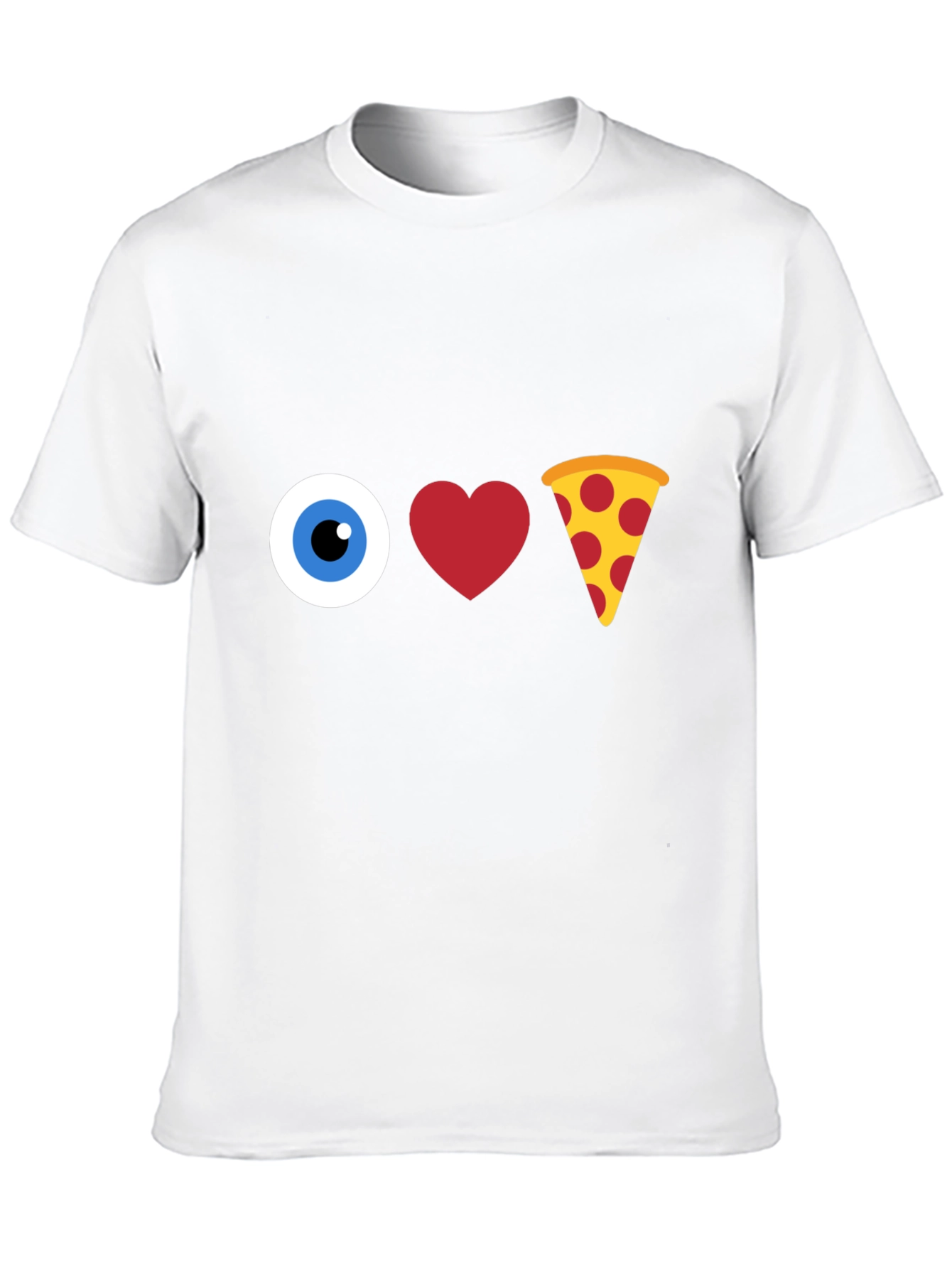 Black I Love Pizza Graphic T-Shirt view 10