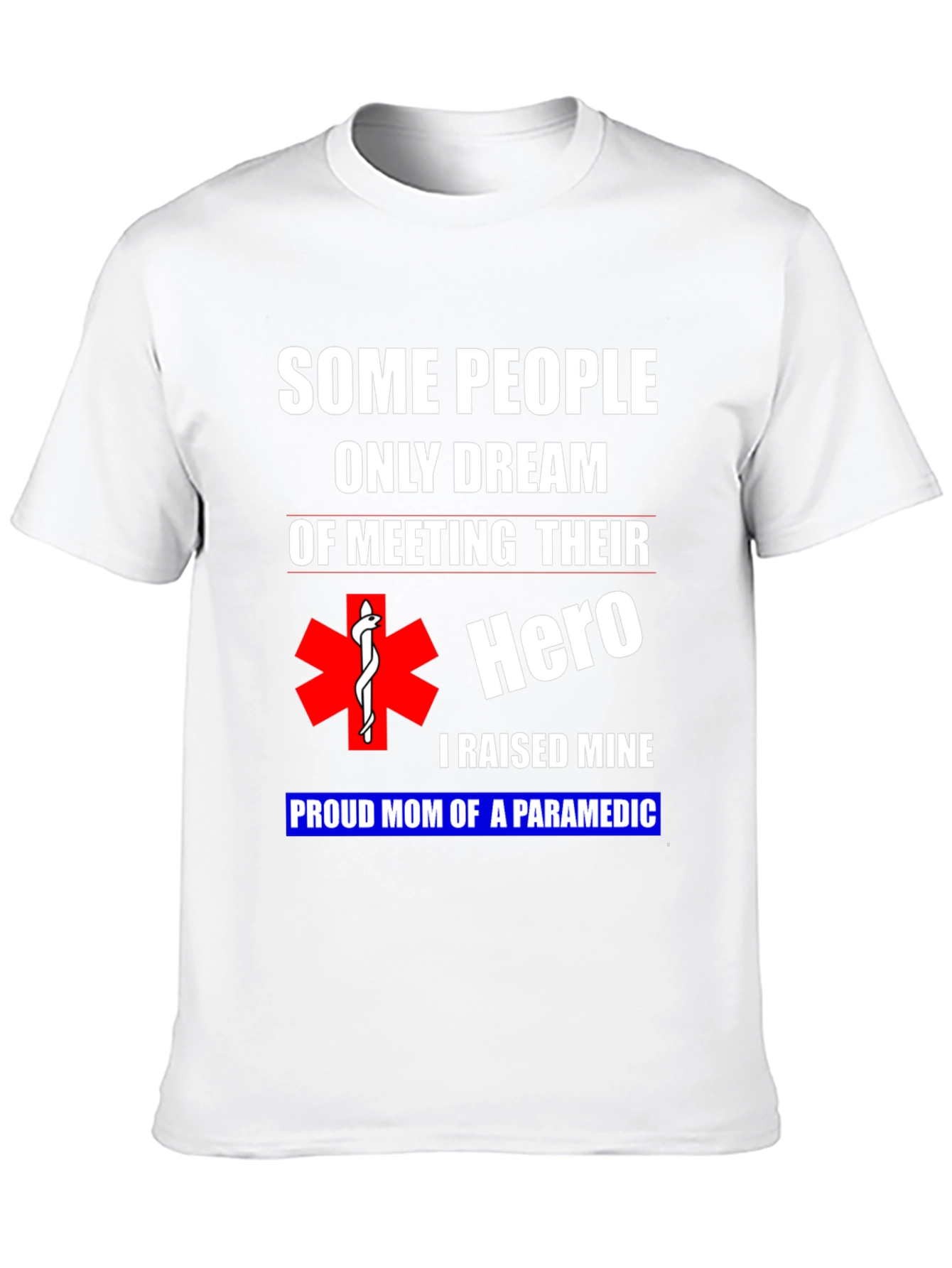 Black Proud Paramedic Mom Graphic T-Shirt view 10