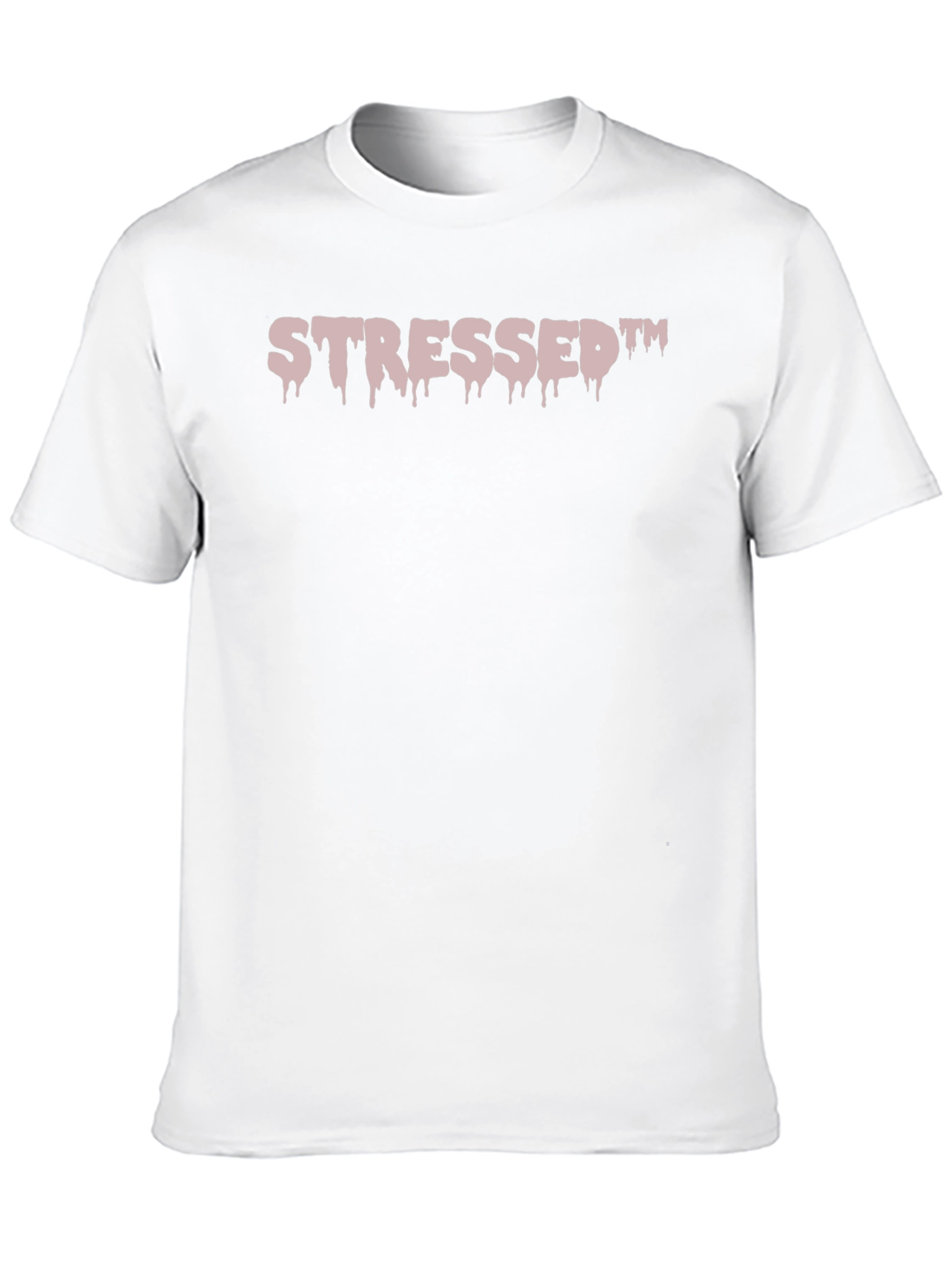 Black Stressed Drip Tee - Relaxed Fit Cotton T-Shirt view 10