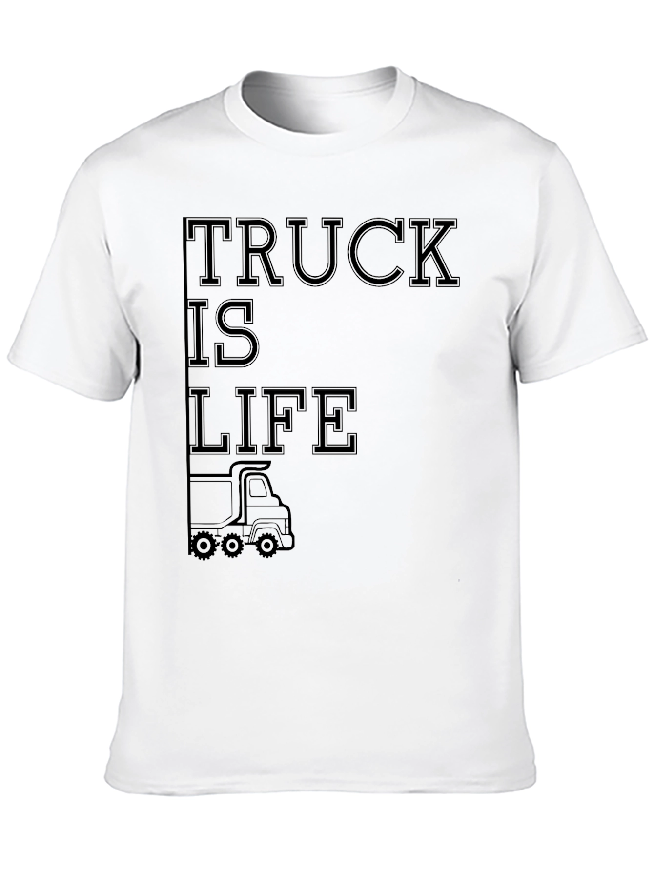 Black Truck is Life Graphic Tee - Black view 10