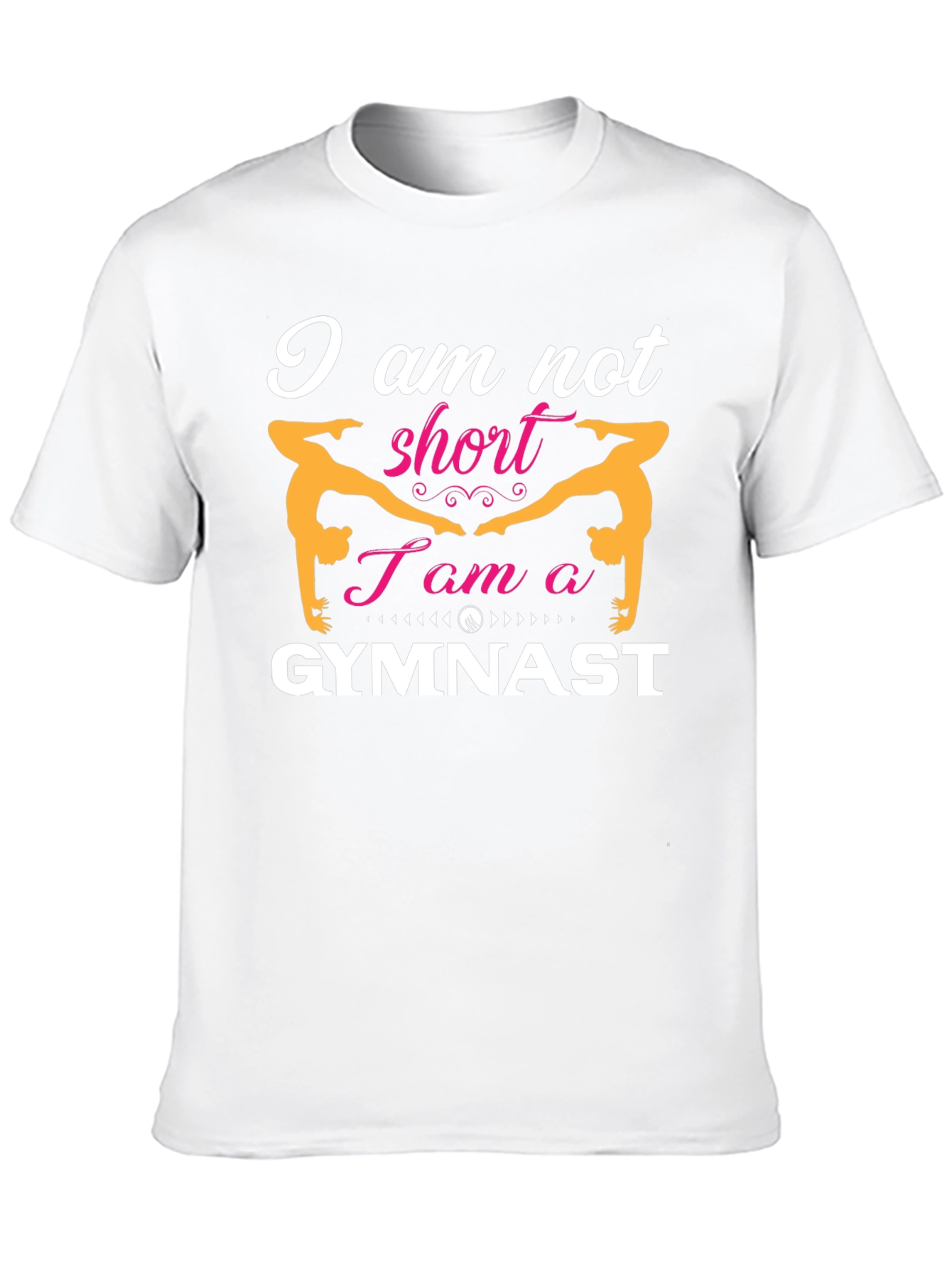 Black Gymnast T-Shirt: I am not short, I am a Gymnast view 10