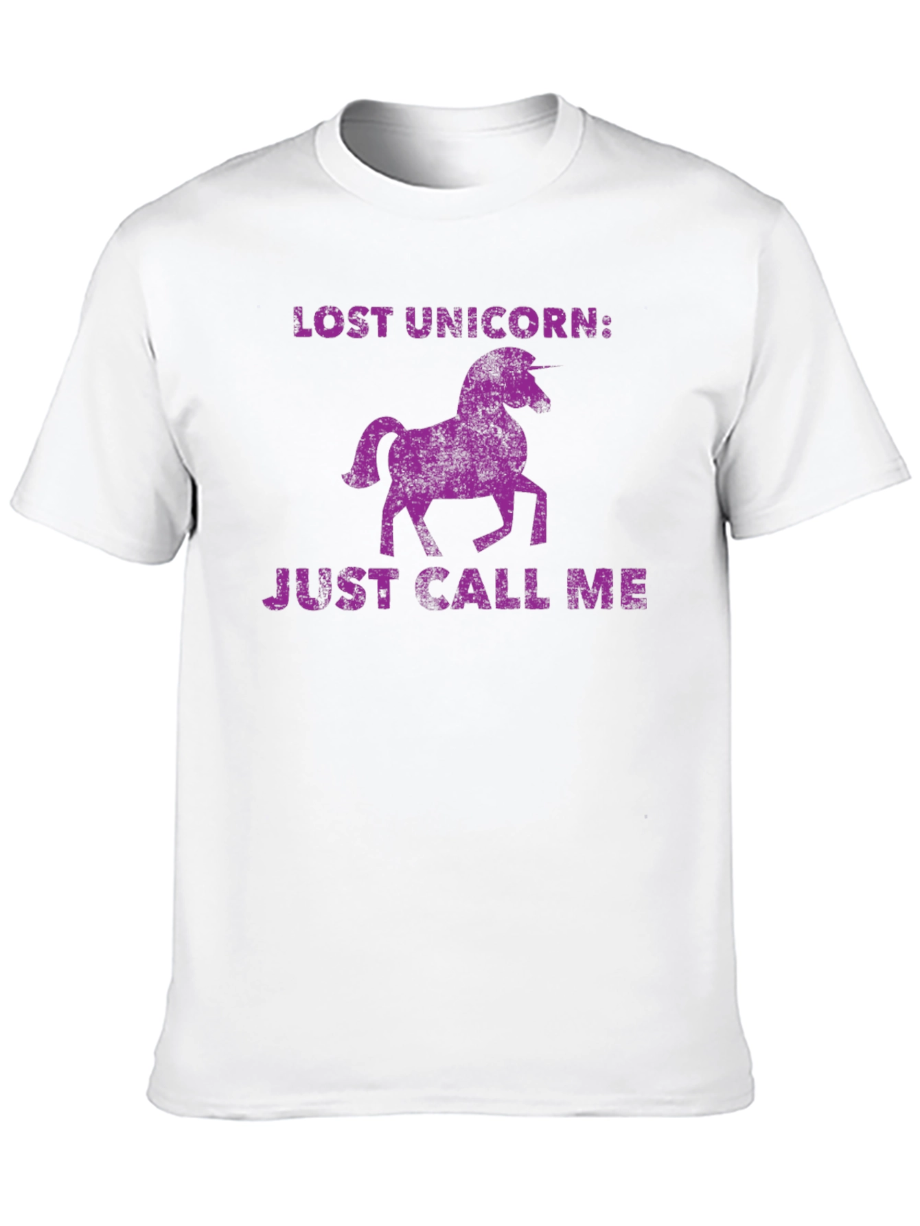 Black Lost Unicorn Graphic Tee - Just Call Me Funny T-Shirt view 10