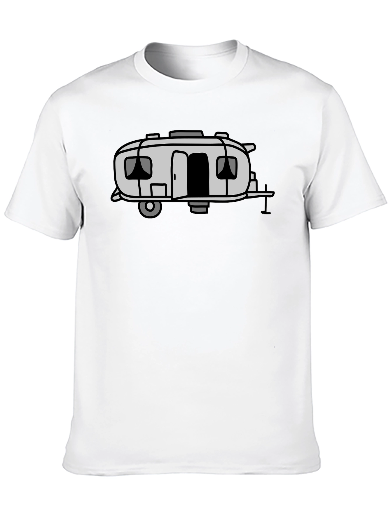 Retro Camper Graphic Tee - Black - 10