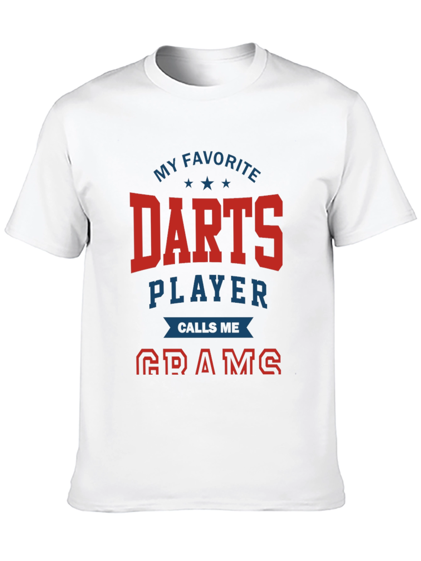 Black My Favorite Darts Player Calls Me Grams T-Shirt view 10