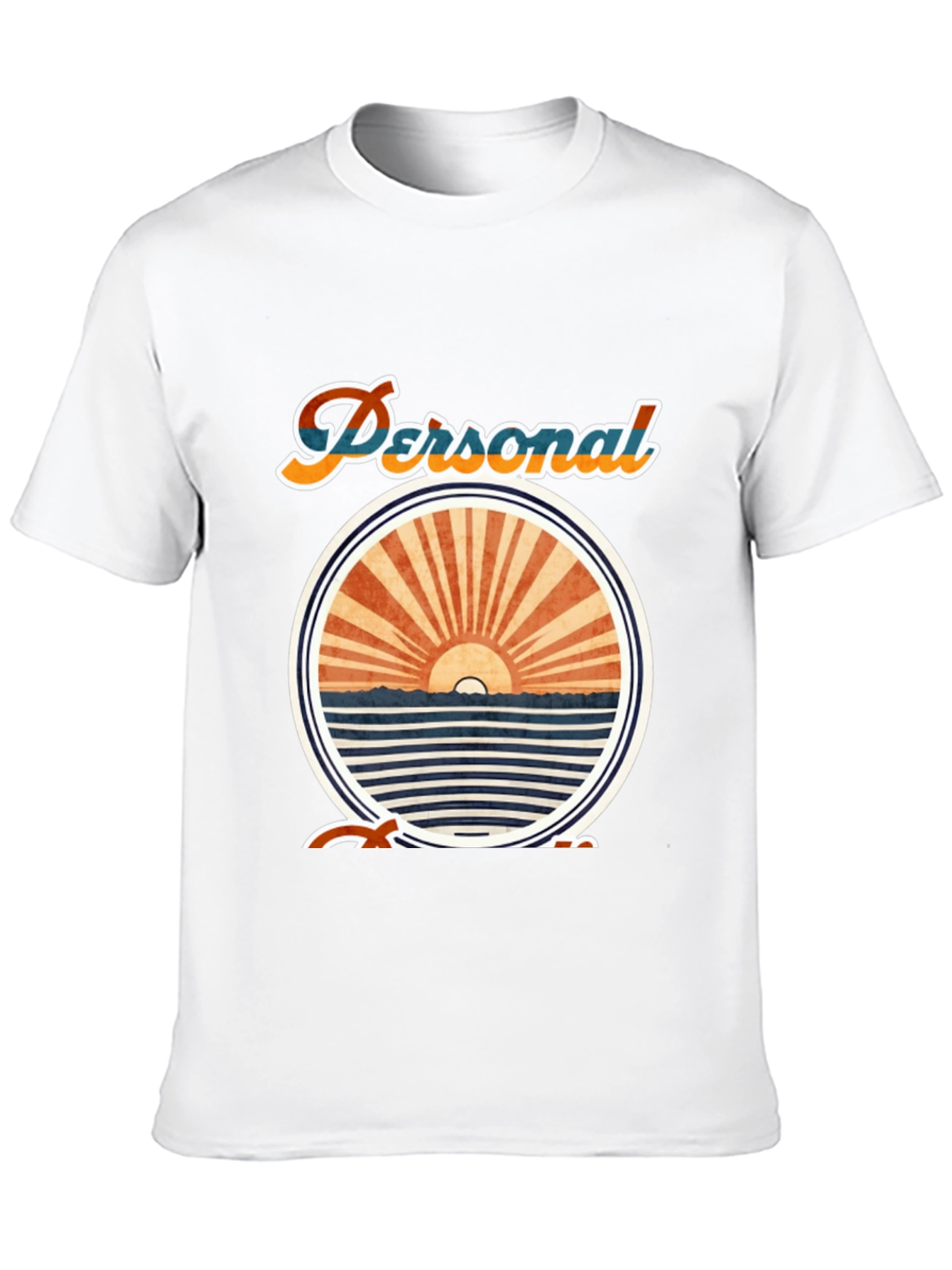 Black Personal Cruise T-Shirt - Black Crew Neck view 10