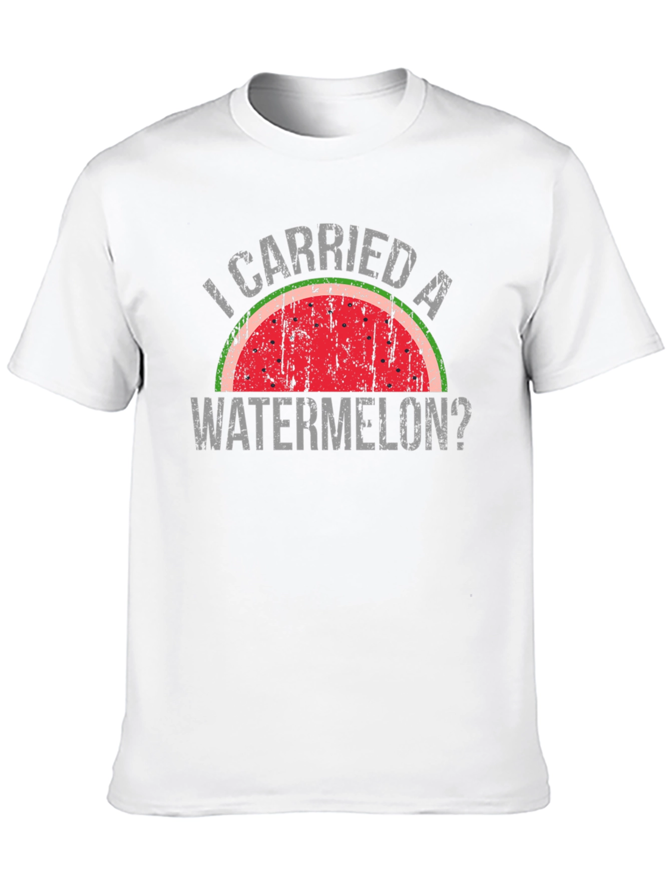 Black I Carried a Watermelon? T-Shirt - Retro Funny Movie Tee view 10
