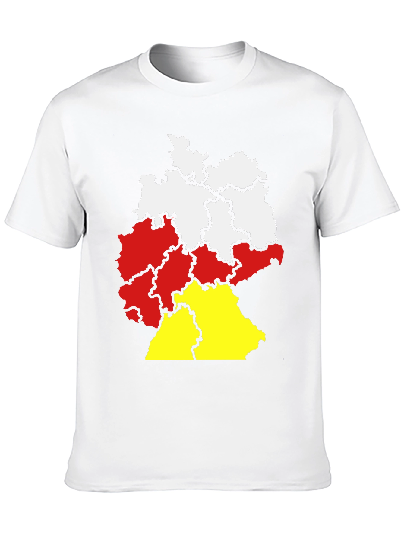 Germany Map Color Block T-Shirt - Deutschland Pride! - 10