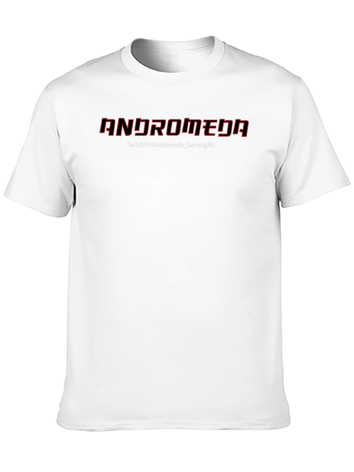 Black Andromeda Gaming T-Shirt - Twitch Gamer Style view 10