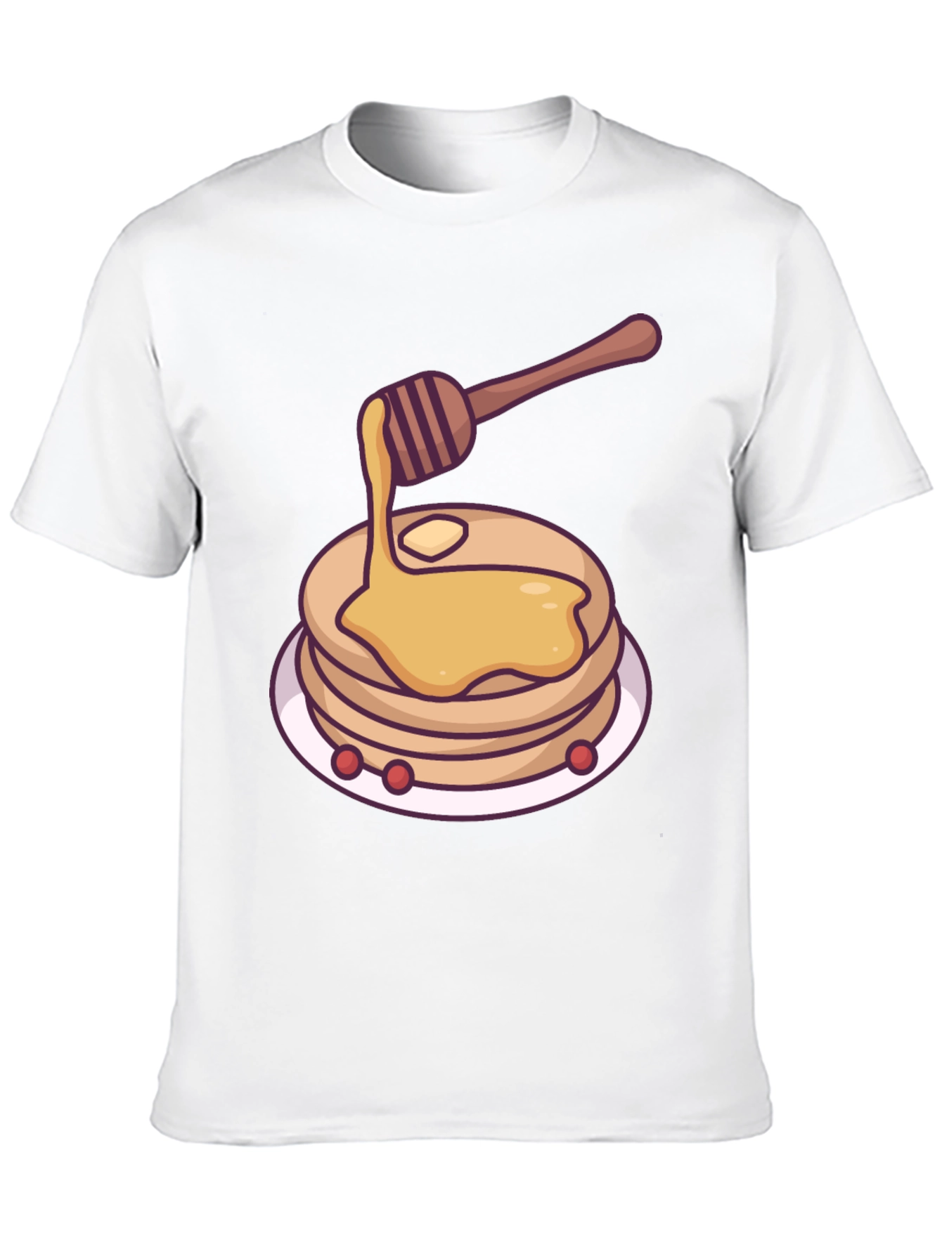 Black Pancake Graphic Tee - Delicious Style view 10