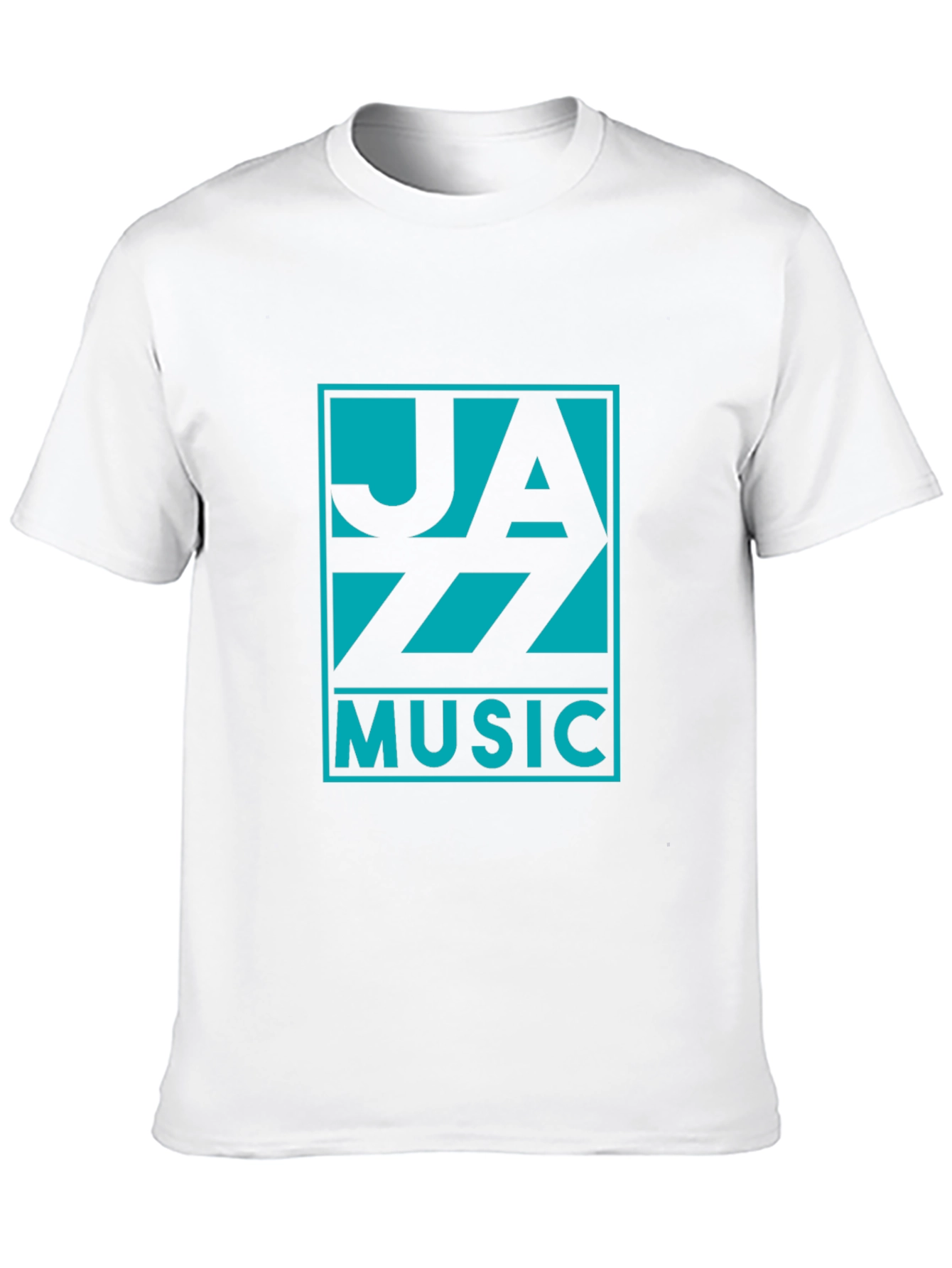 Black Jazz Music Graphic Tee - Black Cotton T-Shirt view 10