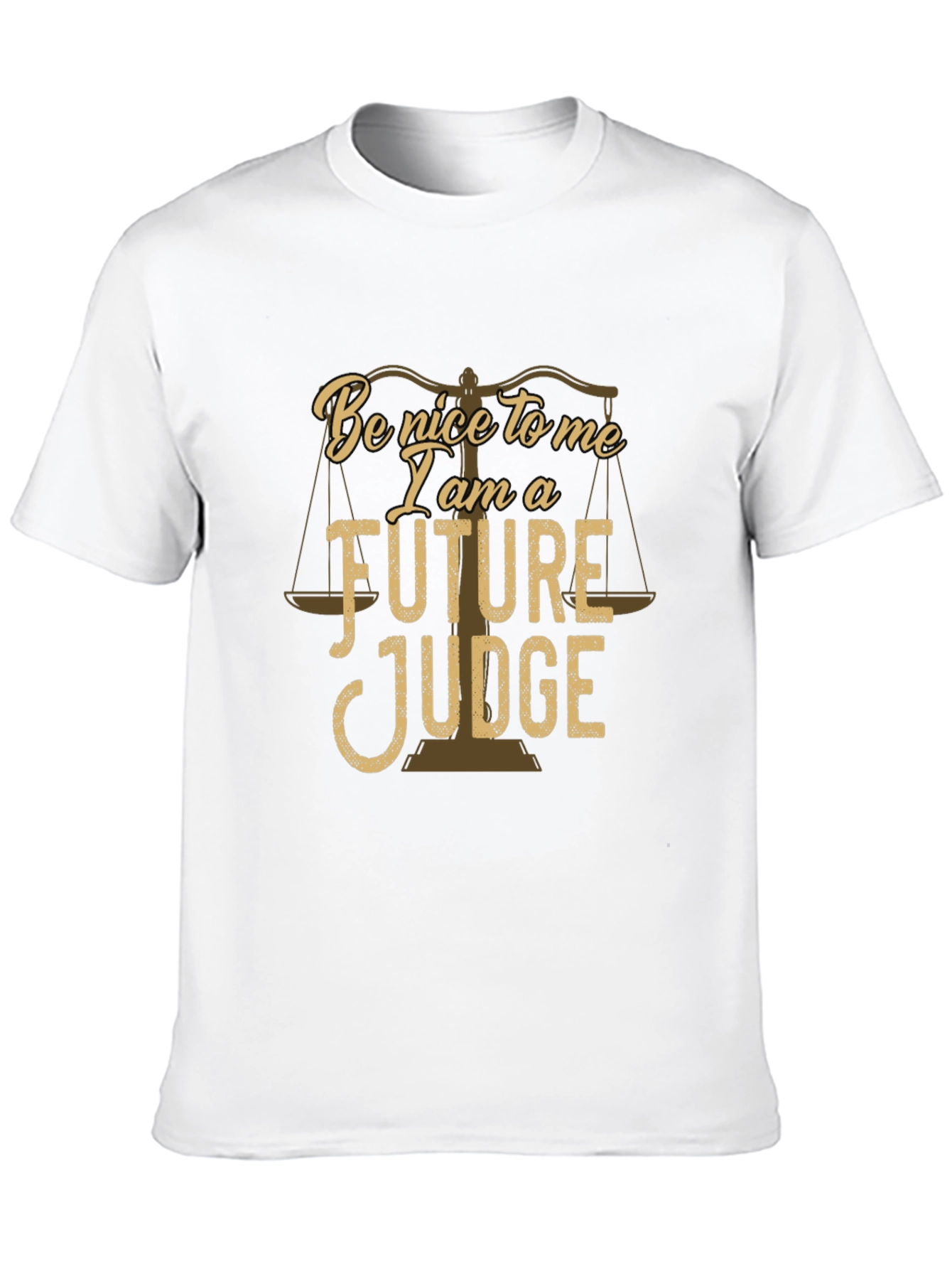 Black Future Judge T-Shirt - Law Student Graduation Gift view 10