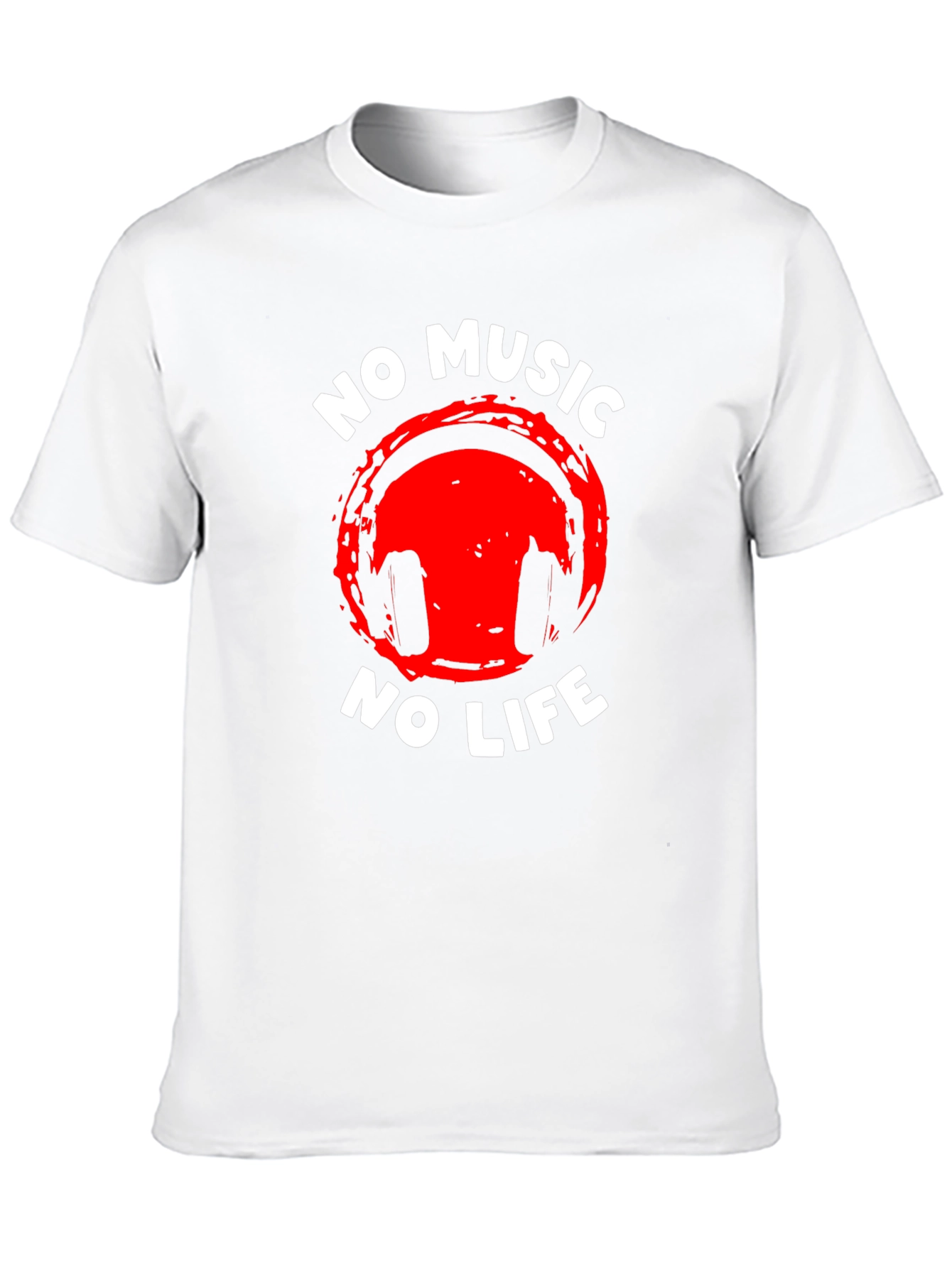 Black No Music No Life Graphic Tee - Premium Cotton view 10