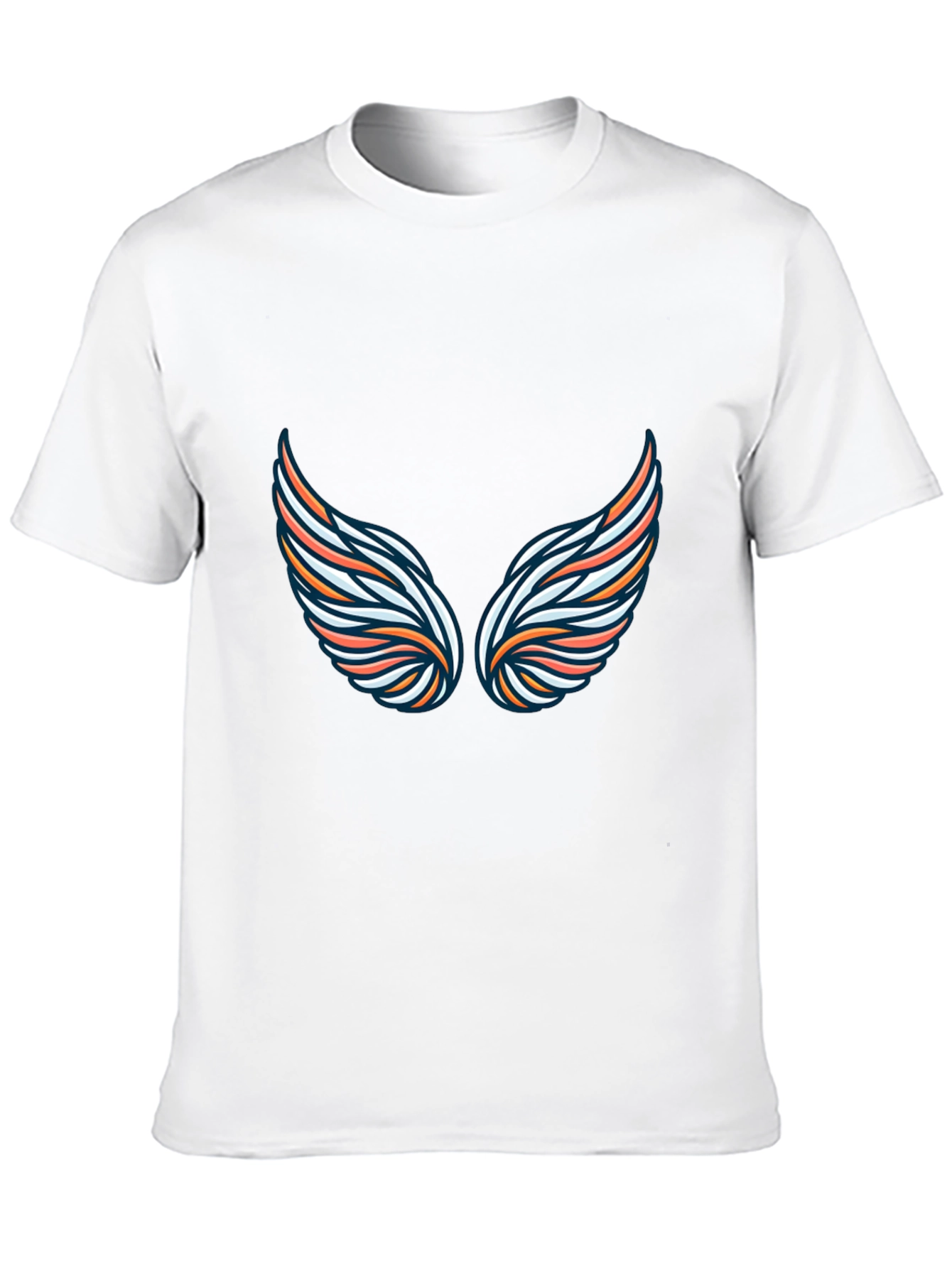 Black Wing Graphic Black T-Shirt view 10