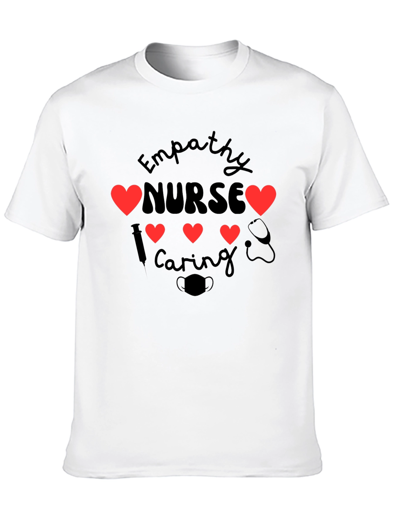Black Empathy Nurse Caring T-Shirt view 10