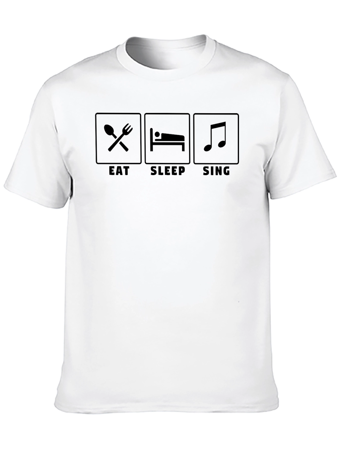 Eat Sleep Sing Graphic T-Shirt - 10