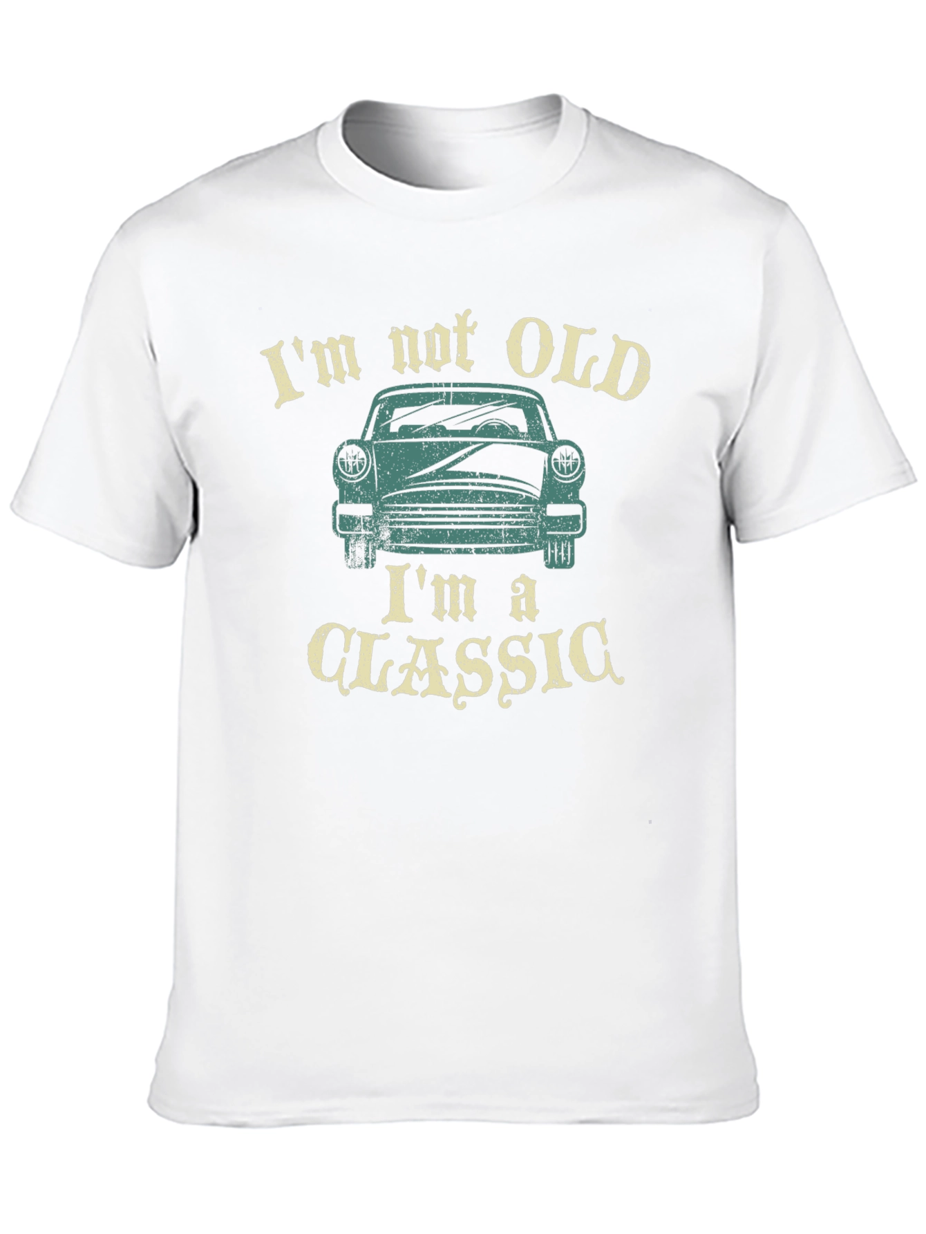 Black I'm Not Old I'm A Classic Car Graphic T-Shirt view 10