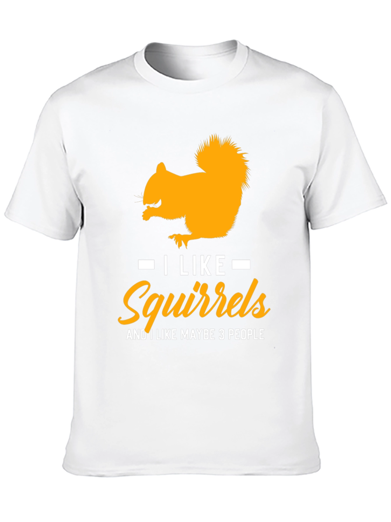 Black Squirrel Lover T-Shirt: "I Like Squirrels" view 10