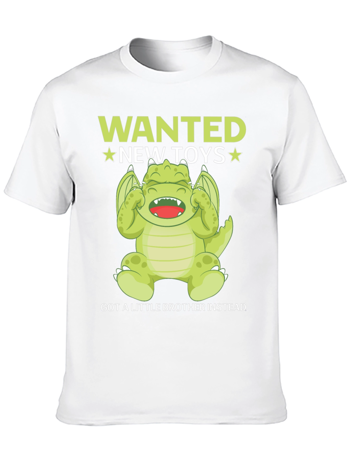 Black Wanted New Toys T-Shirt - Funny Dragon Tee view 10