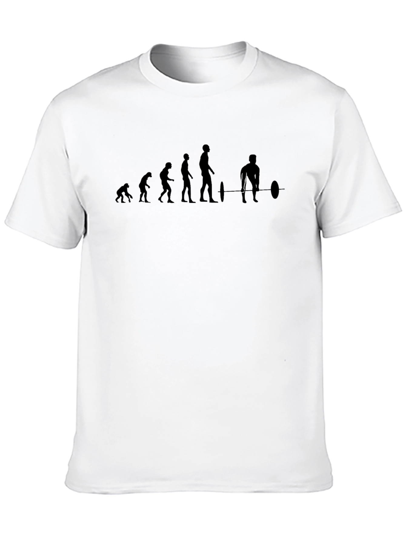 Black Evolution of Gym: Black Graphic Tee for Fitness Lovers view 10