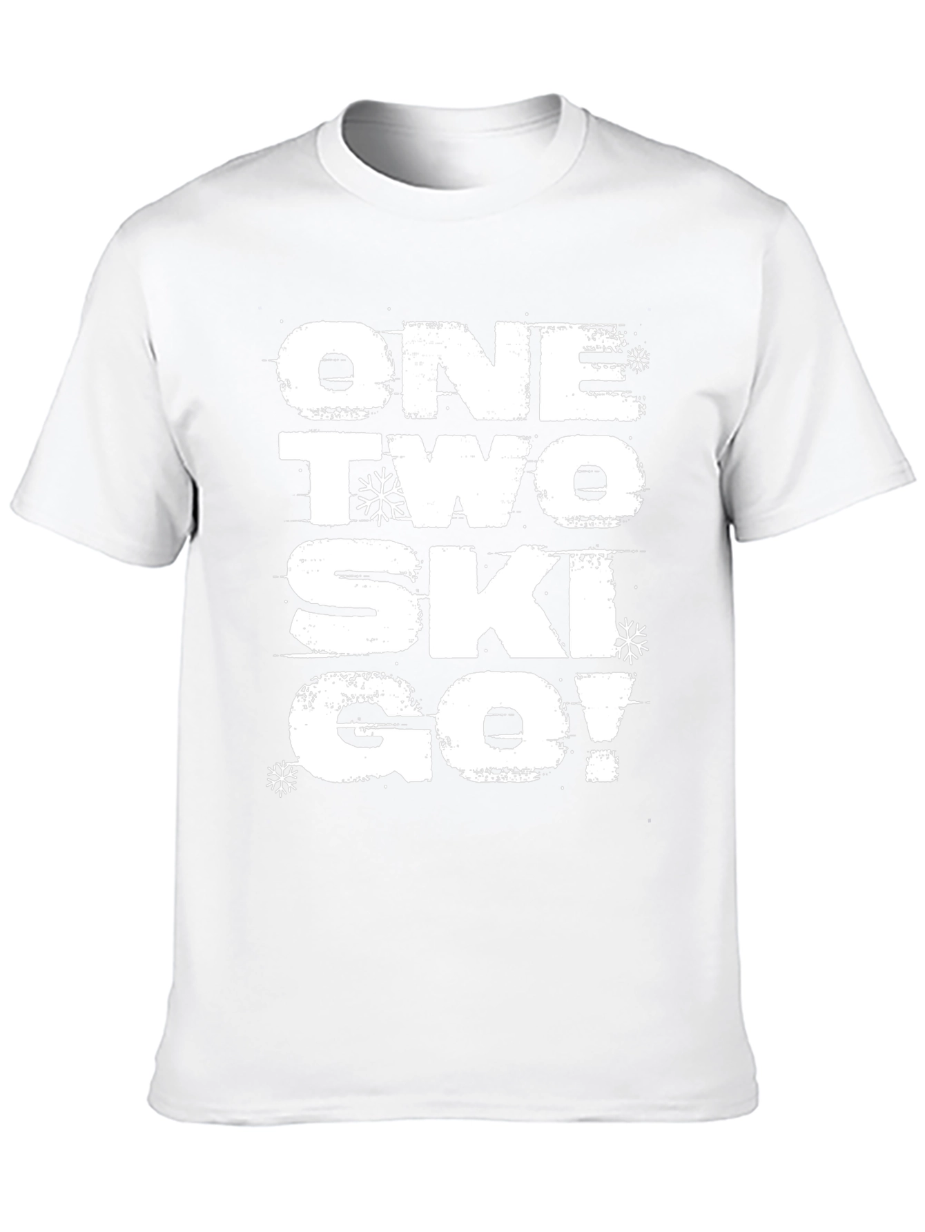 Black One Two Ski Go! Graphic Tee view 10