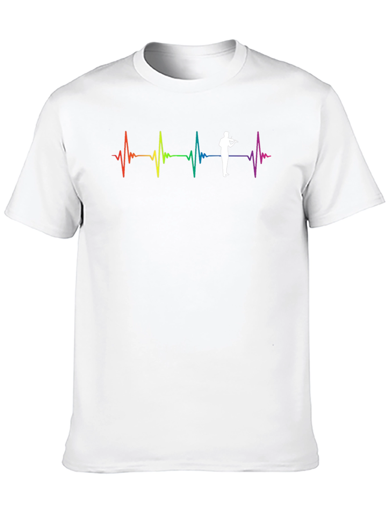 Black Violin Heartbeat T-Shirt - Musical Pulse Tee view 10
