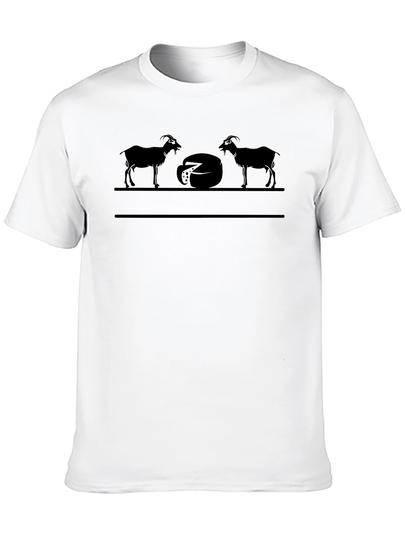 Black Goat Cheese Graphic Tee - Black T-Shirt view 10