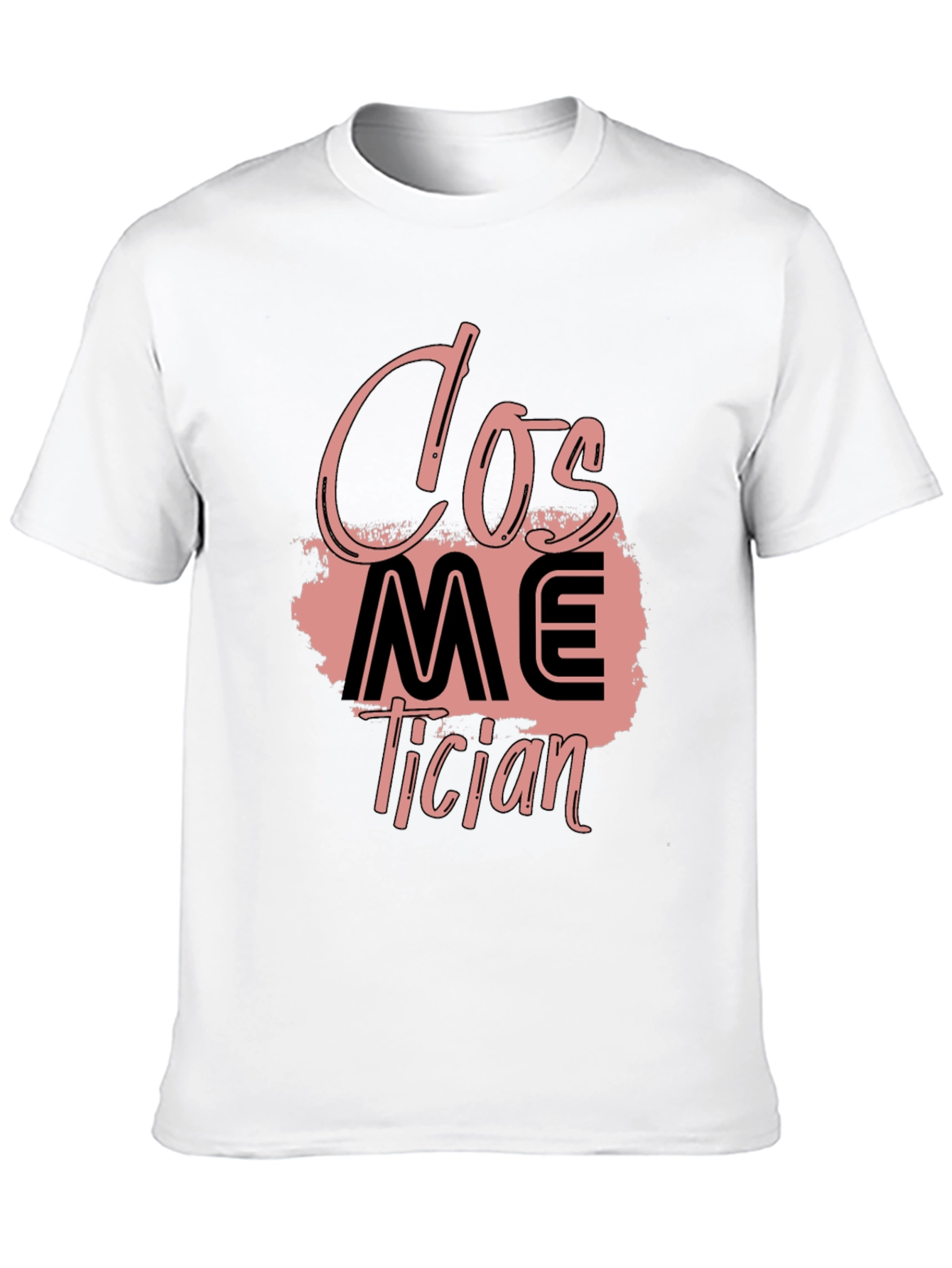 Black Cosmetician T-Shirt - Stylish Graphic Tee for Beauty Pros view 10