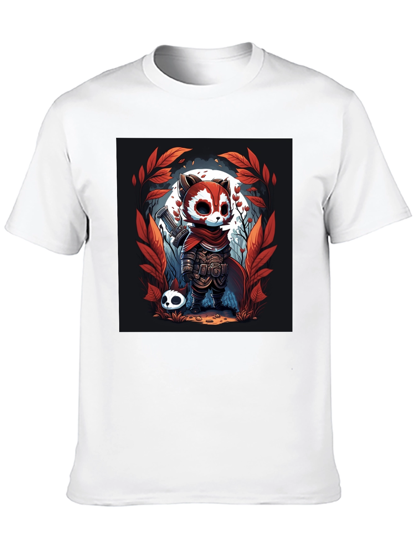 Black Guardian Raccoon Graphic T-Shirt view 10