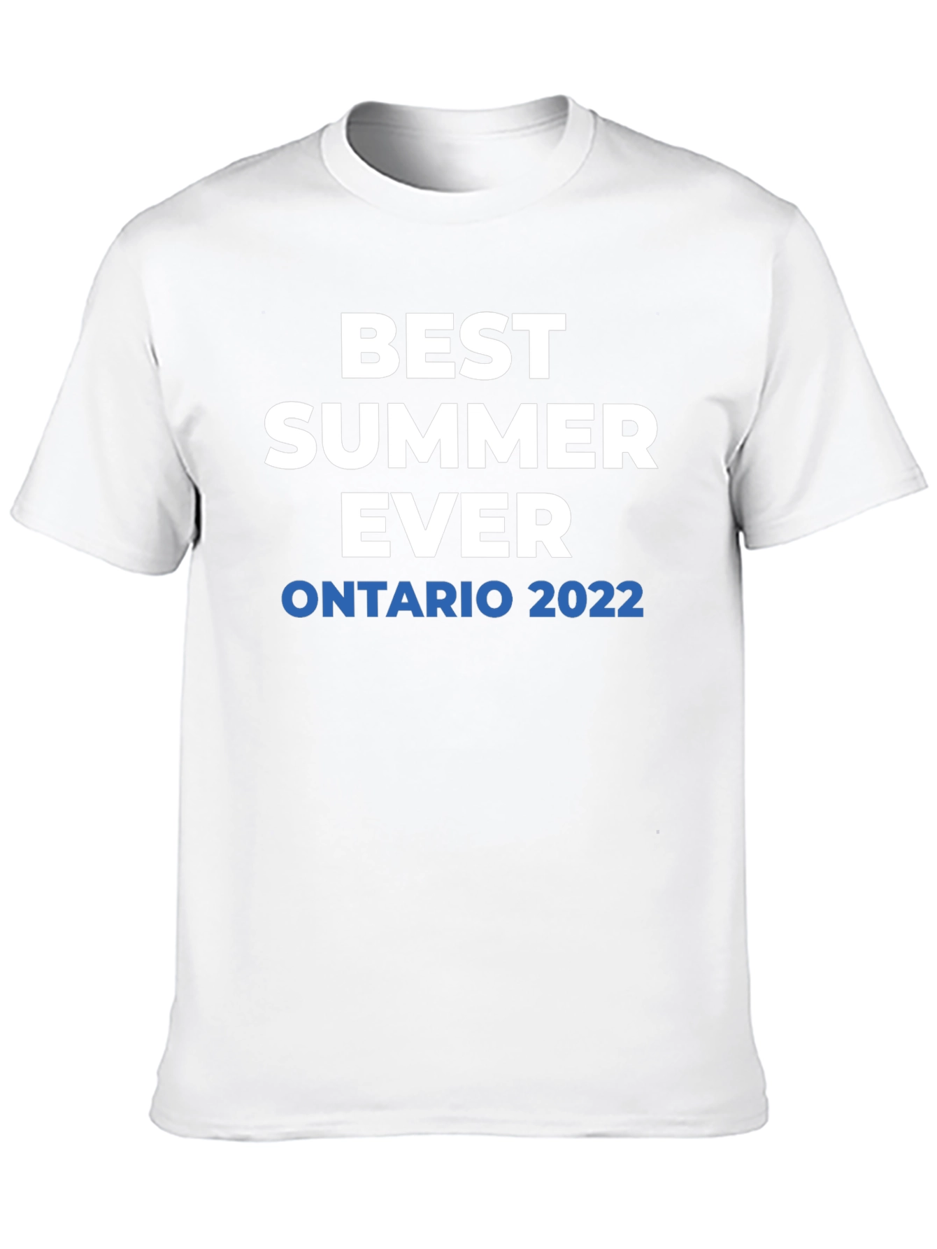 Black Best Summer Ever Ontario 2022 Black T-Shirt view 10