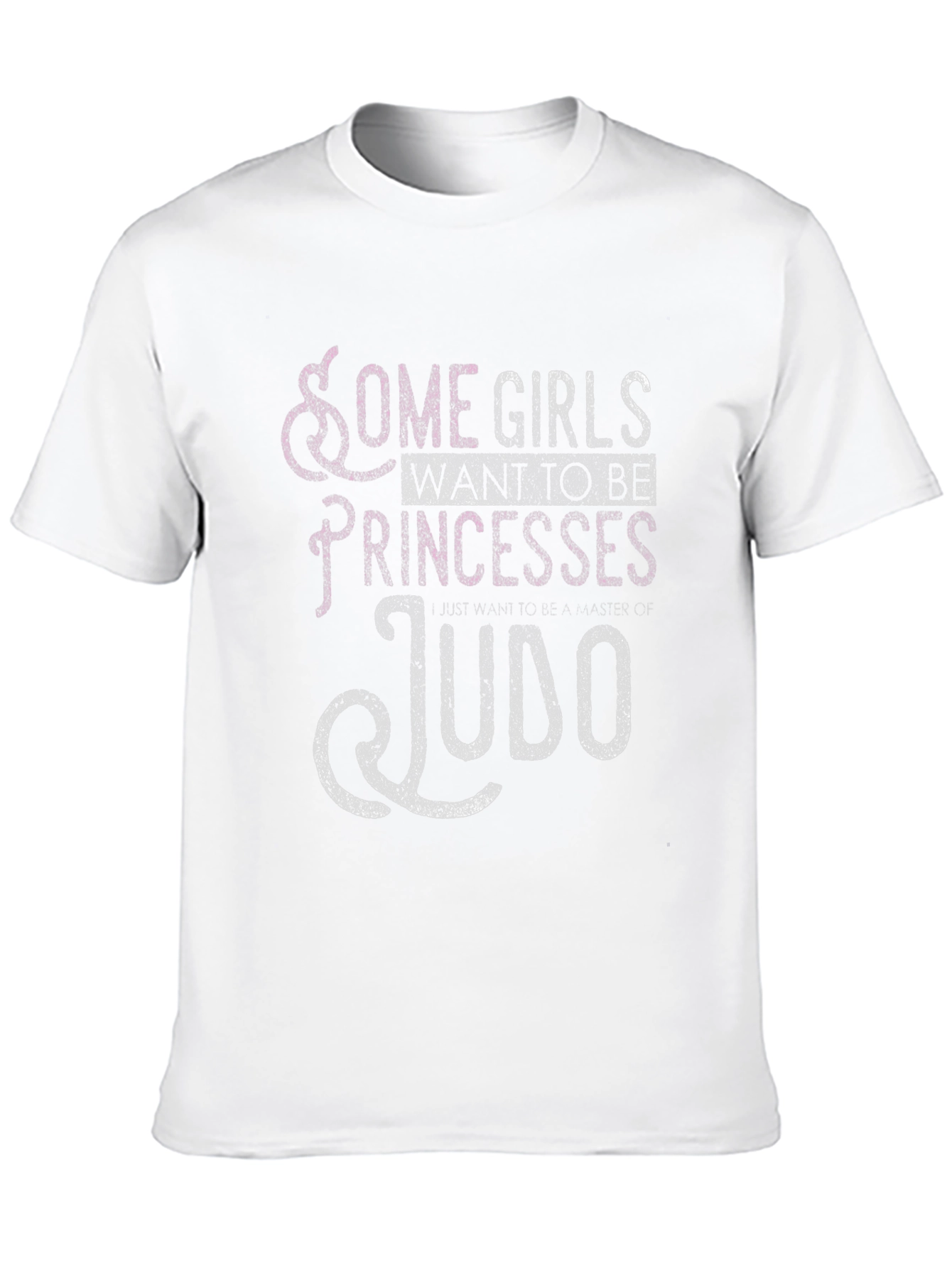 Black Some Girls Want to Be Princesses Judo T-Shirt view 10