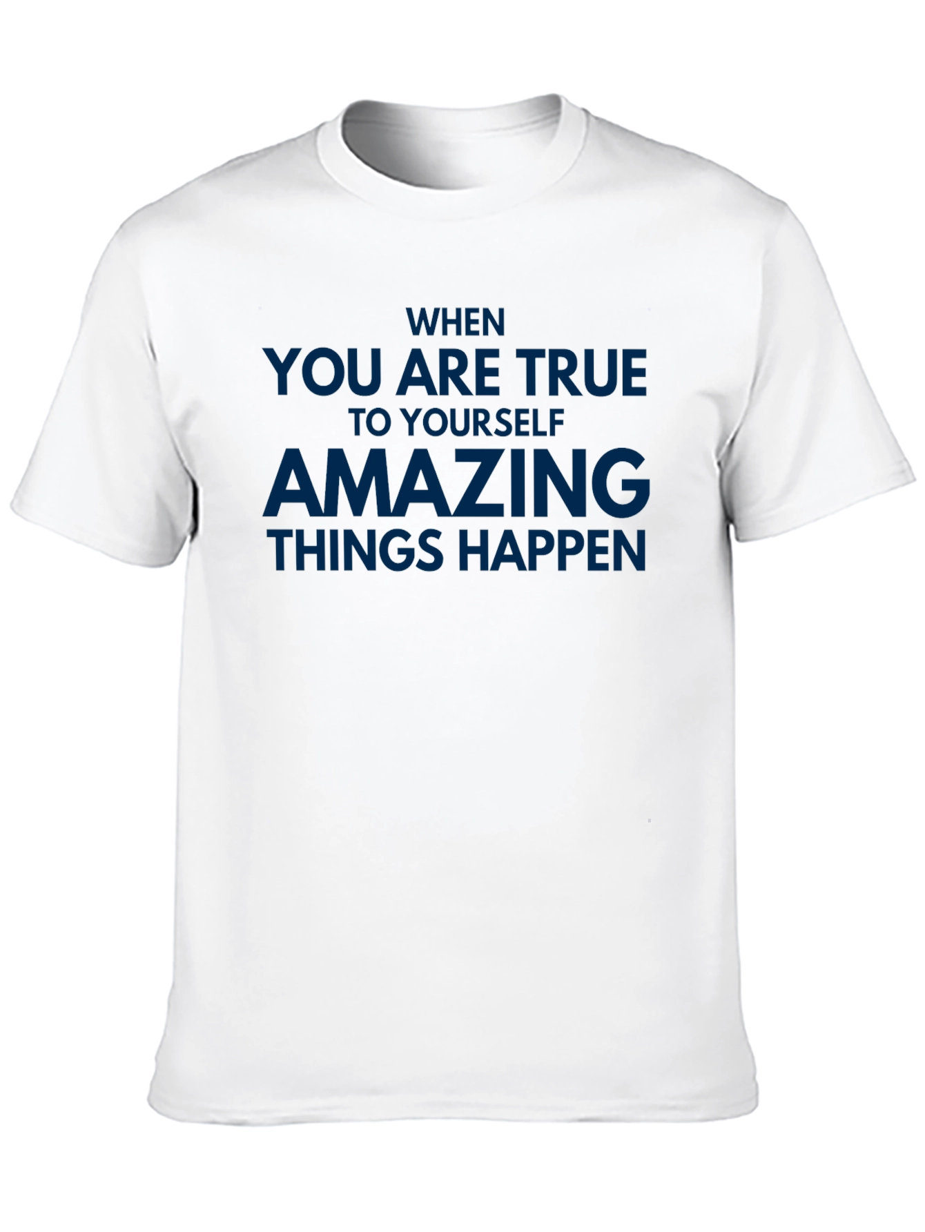 Black Inspirational True Self T-Shirt view 10