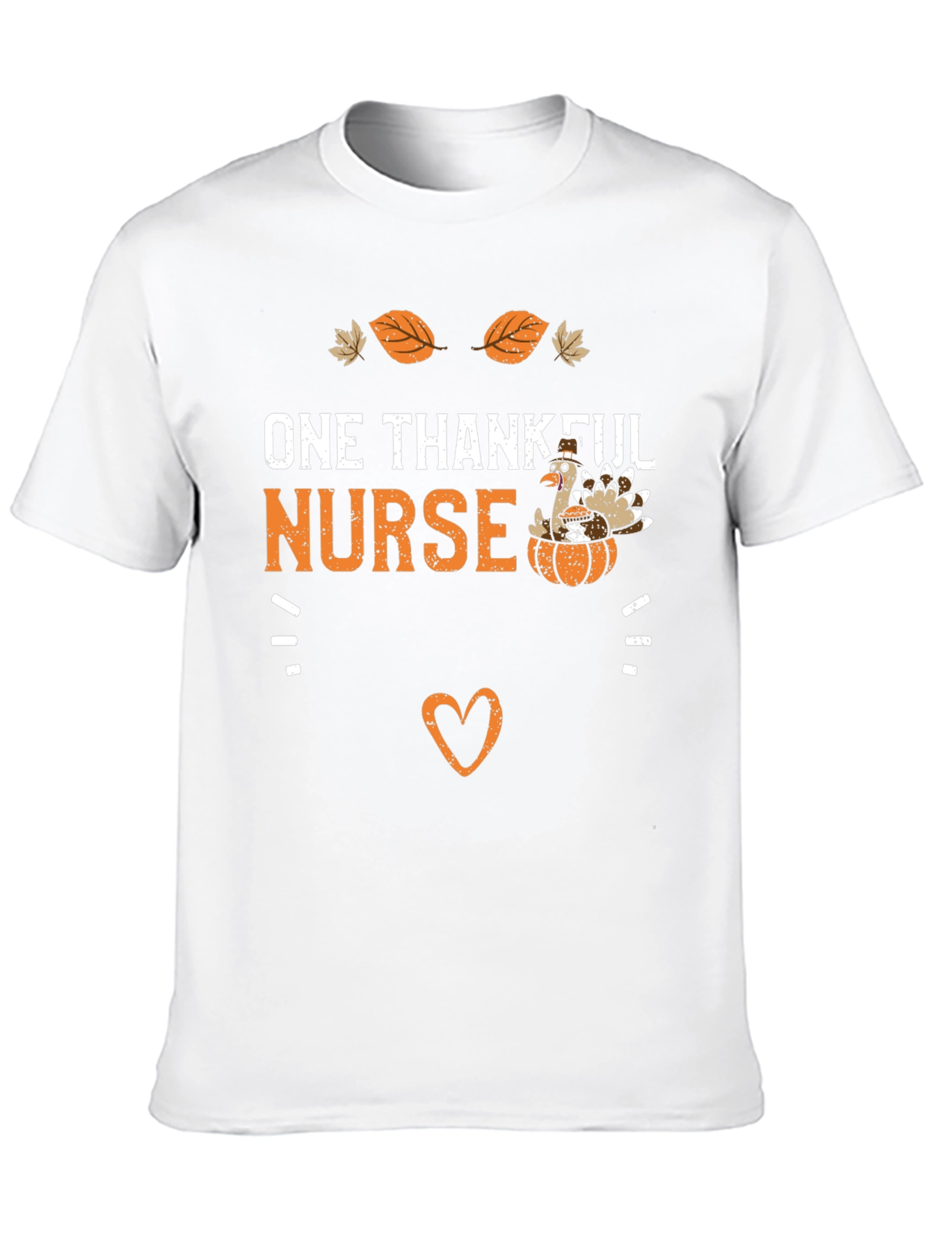 One Thankful Nurse Thanksgiving T-Shirt - 10