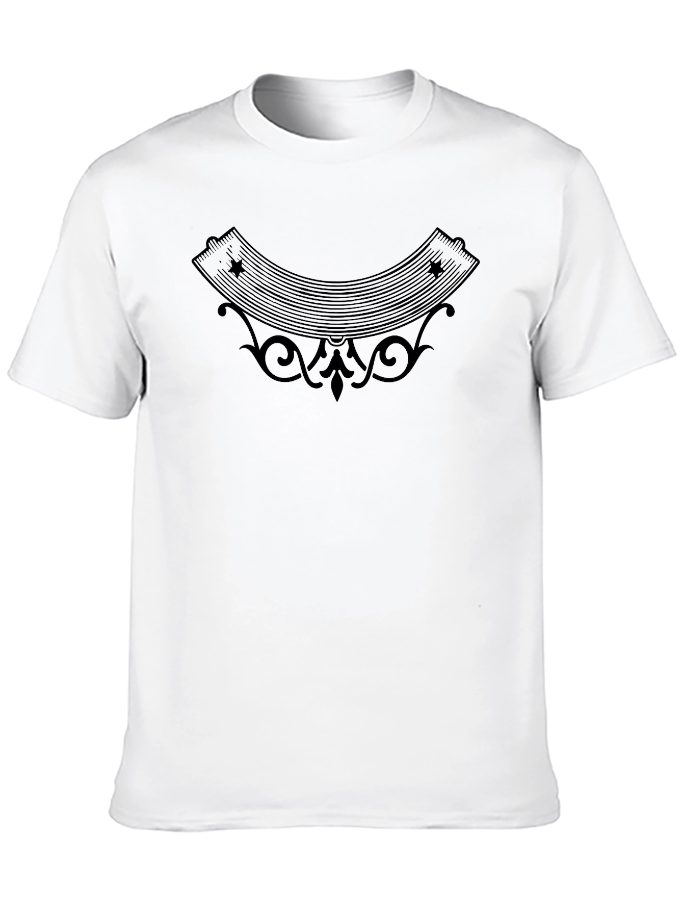 Black Stylish Black Graphic Tee for Men view 10