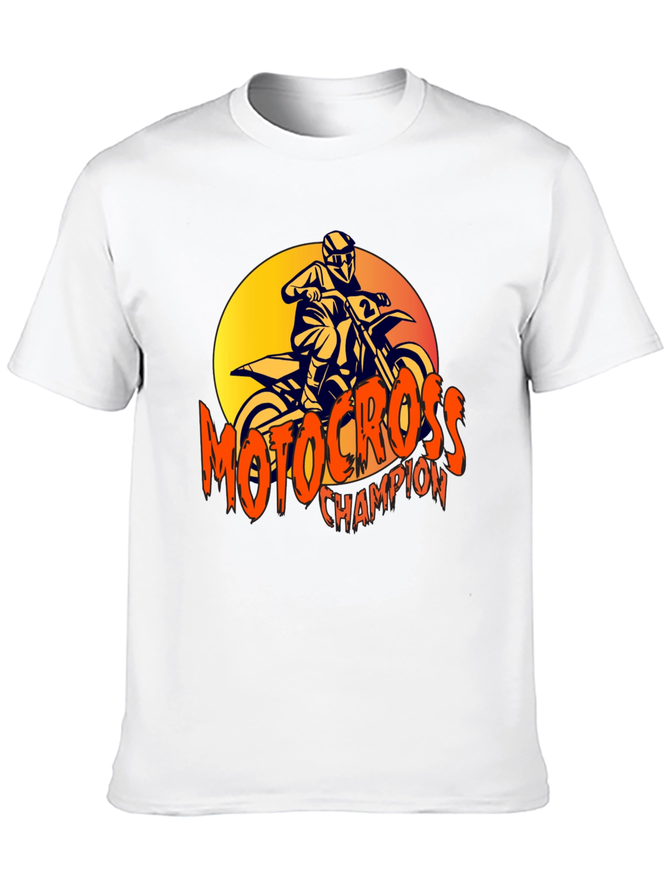 Black Motocross Champion Graphic Tee - Rider T-Shirt view 10