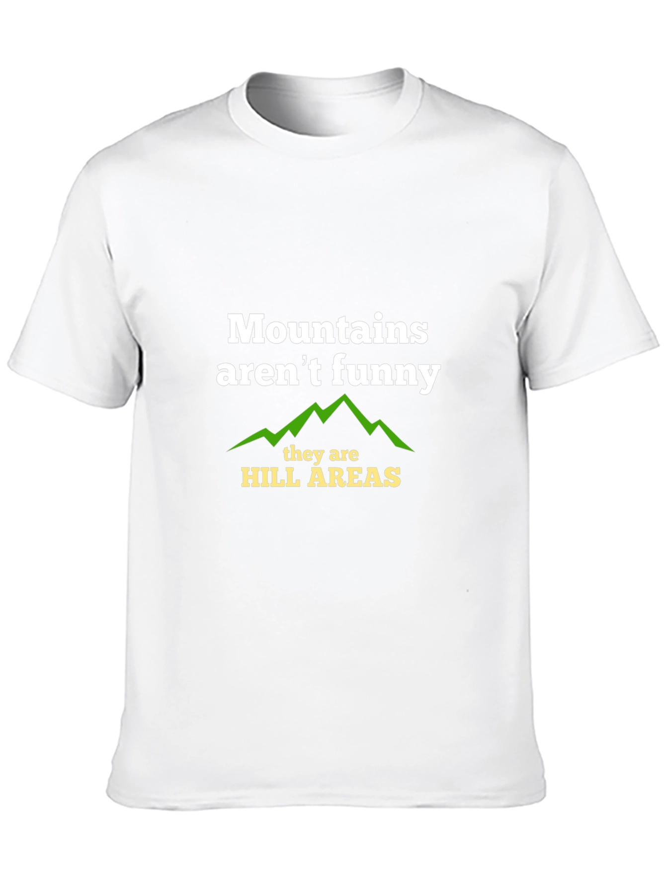 Black Mountains Aren't Funny T-Shirt - Hill Areas Graphic Tee view 10