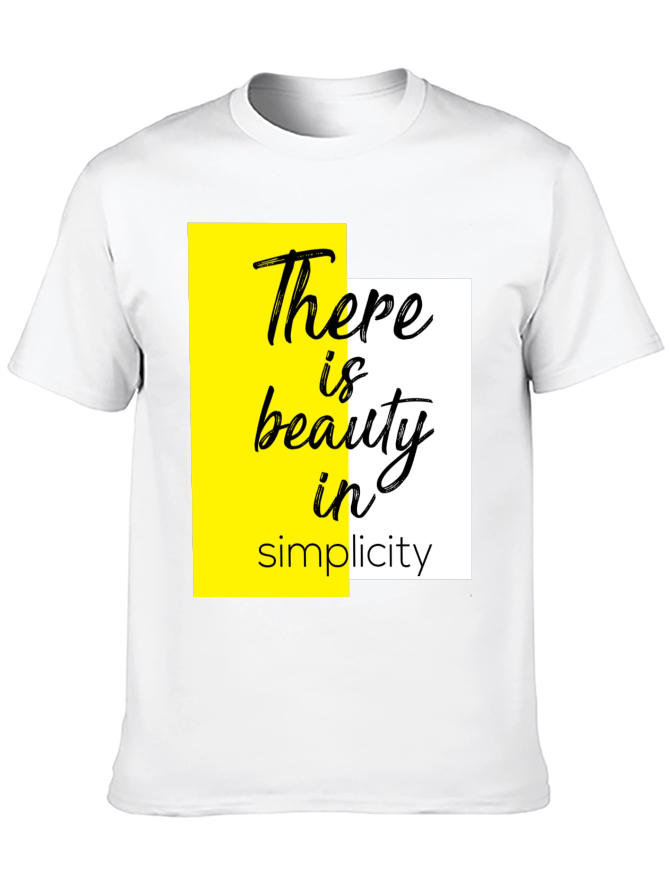 Black Beauty in Simplicity Black Graphic Tee view 10