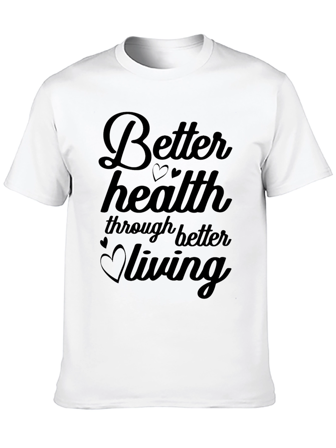 Black Better Health Graphic Tee - Soft Cotton Blend view 10