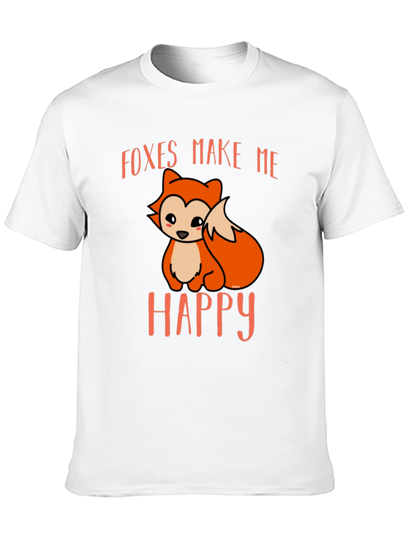 Black Foxes Make Me Happy Black T-Shirt view 10