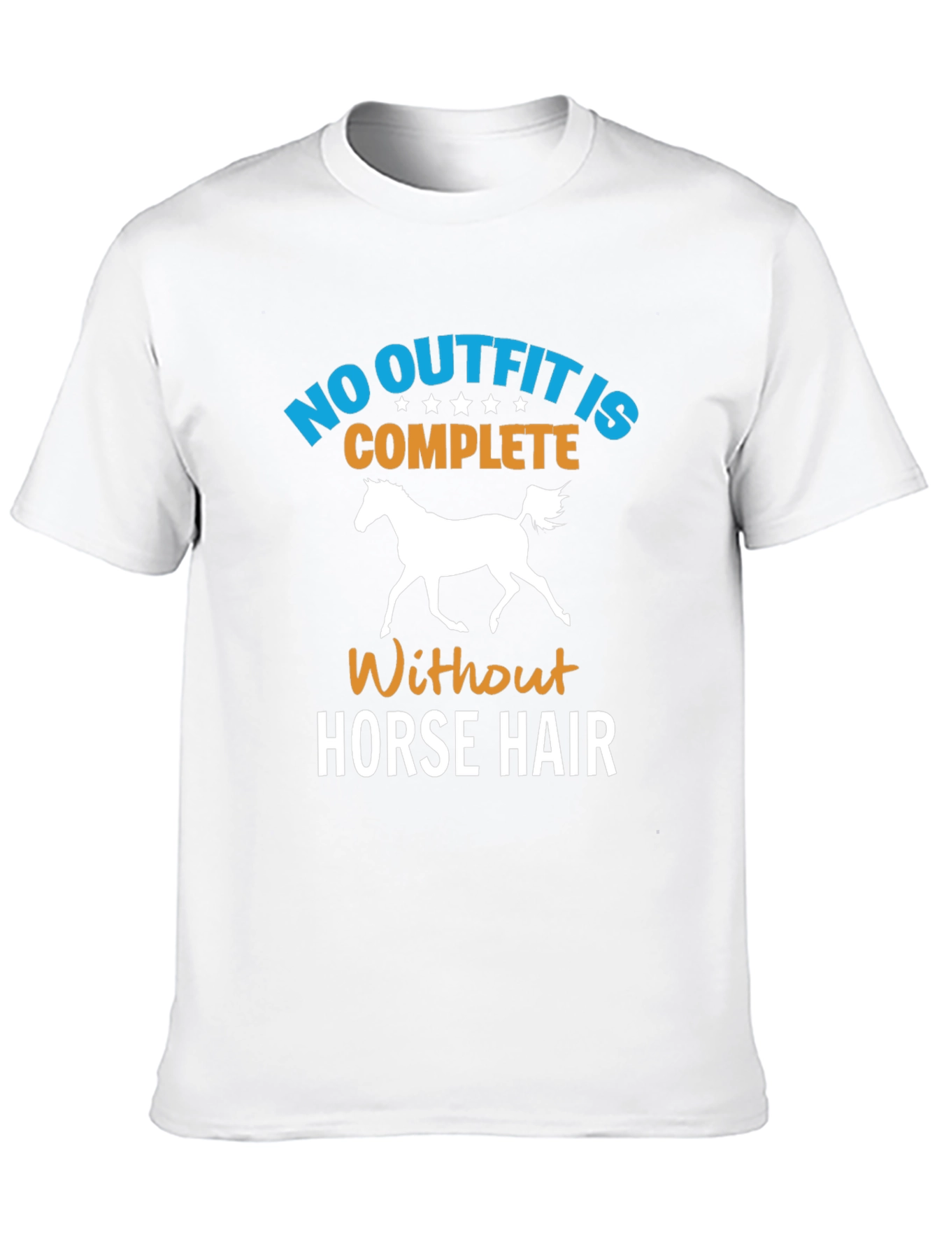 Black Horse Hair Graphic T-Shirt view 10