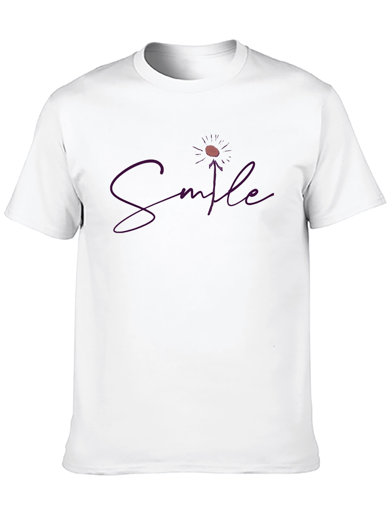 Black Smile Graphic Tee - Soft Cotton Blend Casual Wear view 10
