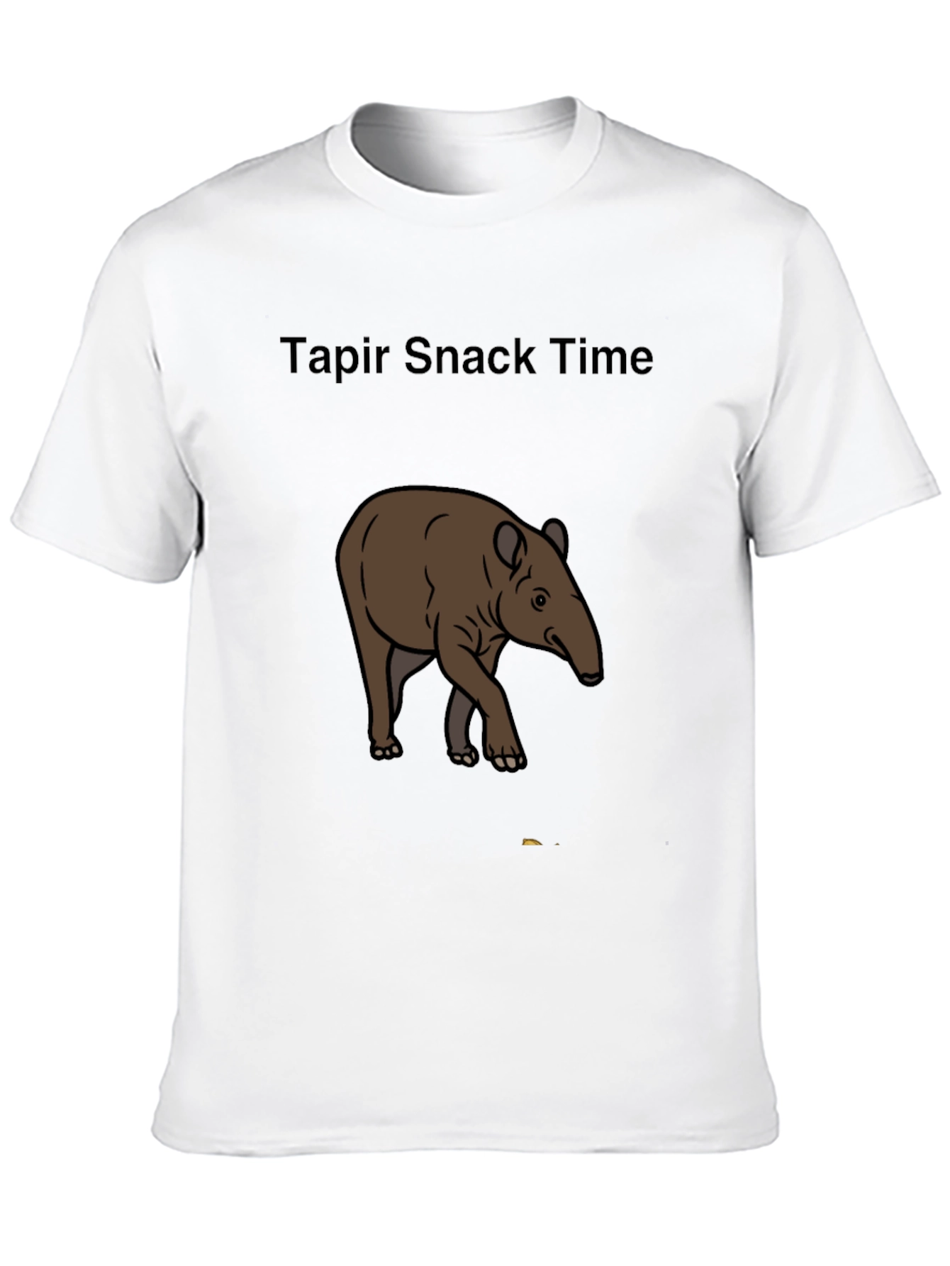 Black Tapir Snack Time Graphic T-Shirt view 10