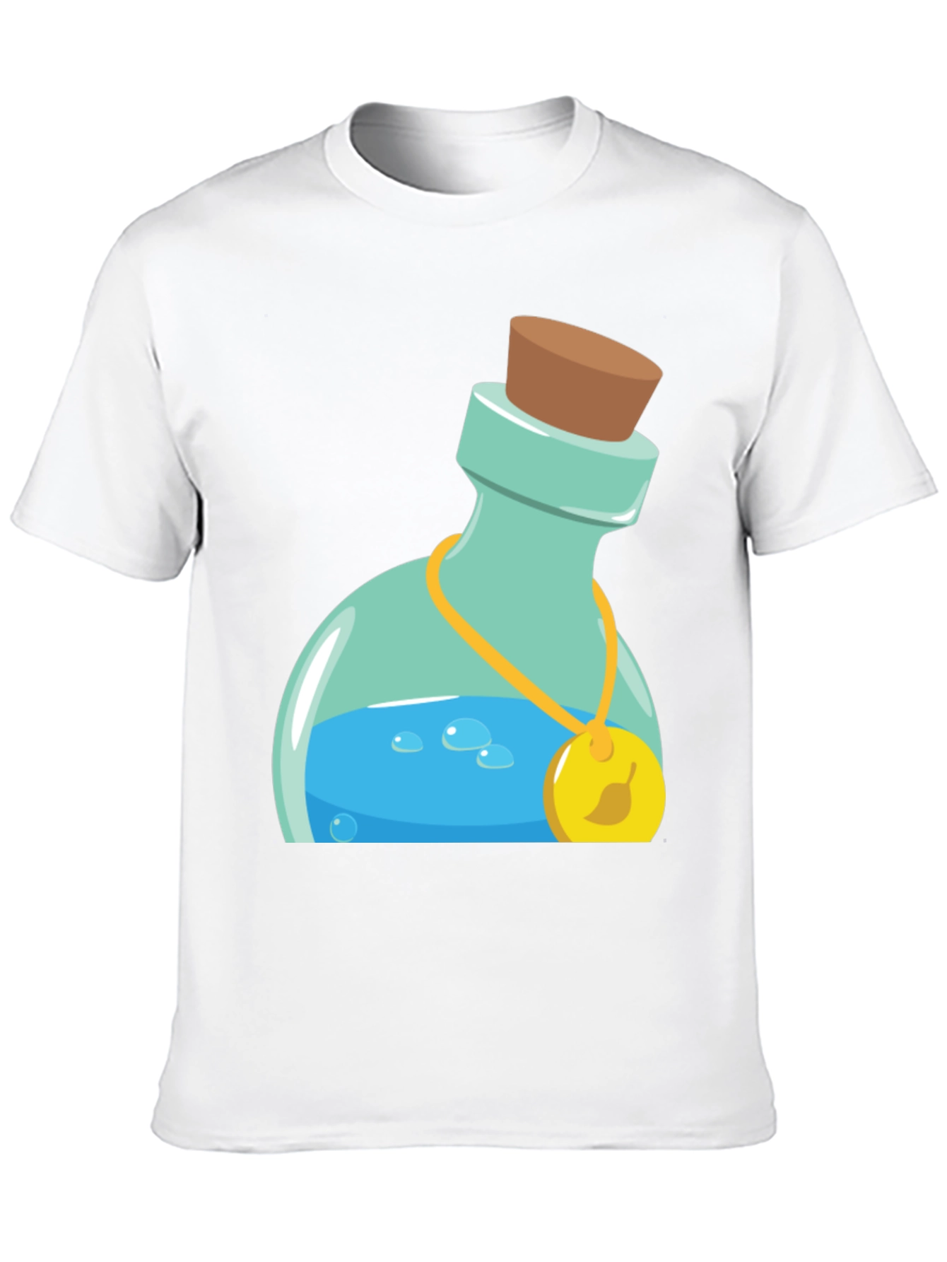 Black Potion Bottle Graphic Tee - Black view 10